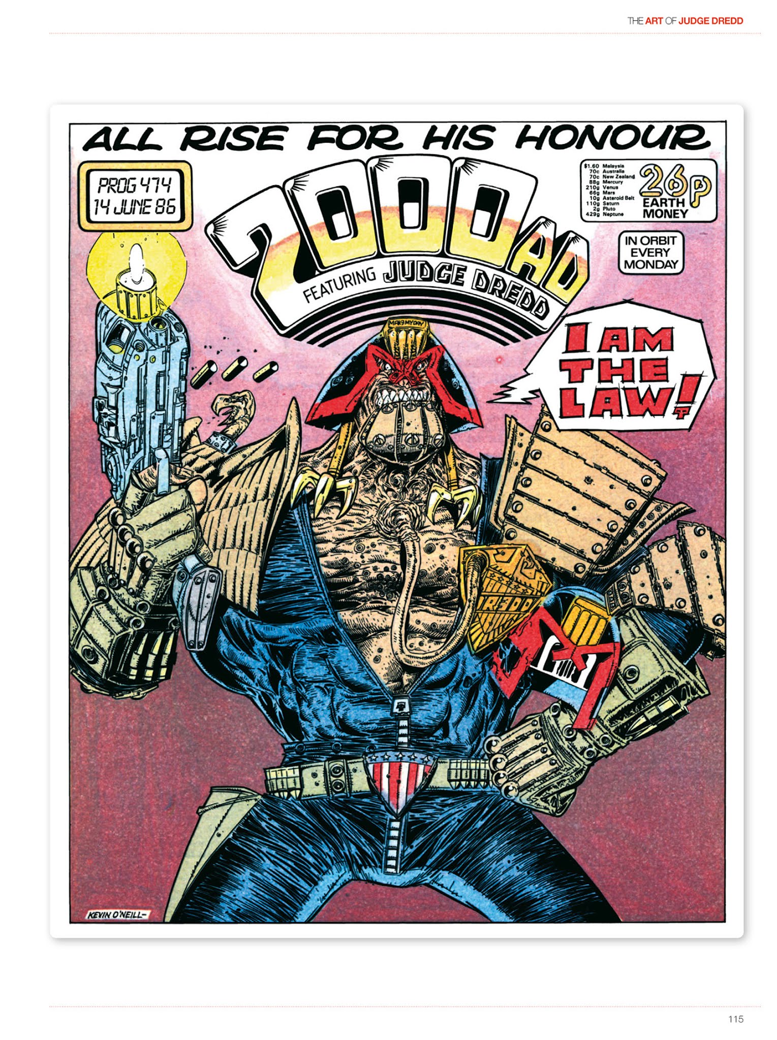 Read online The Art of Judge Dredd: Featuring 35 Years of Zarjaz Covers comic -  Issue # TPB (Part 2) - 24