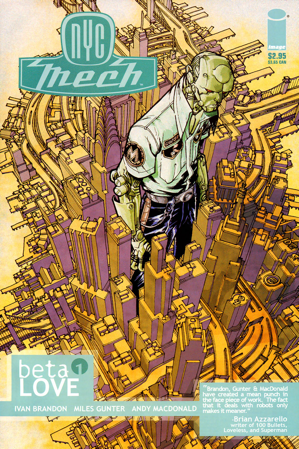 Read online NYC Mech: beta LOVE comic -  Issue #1 - 1