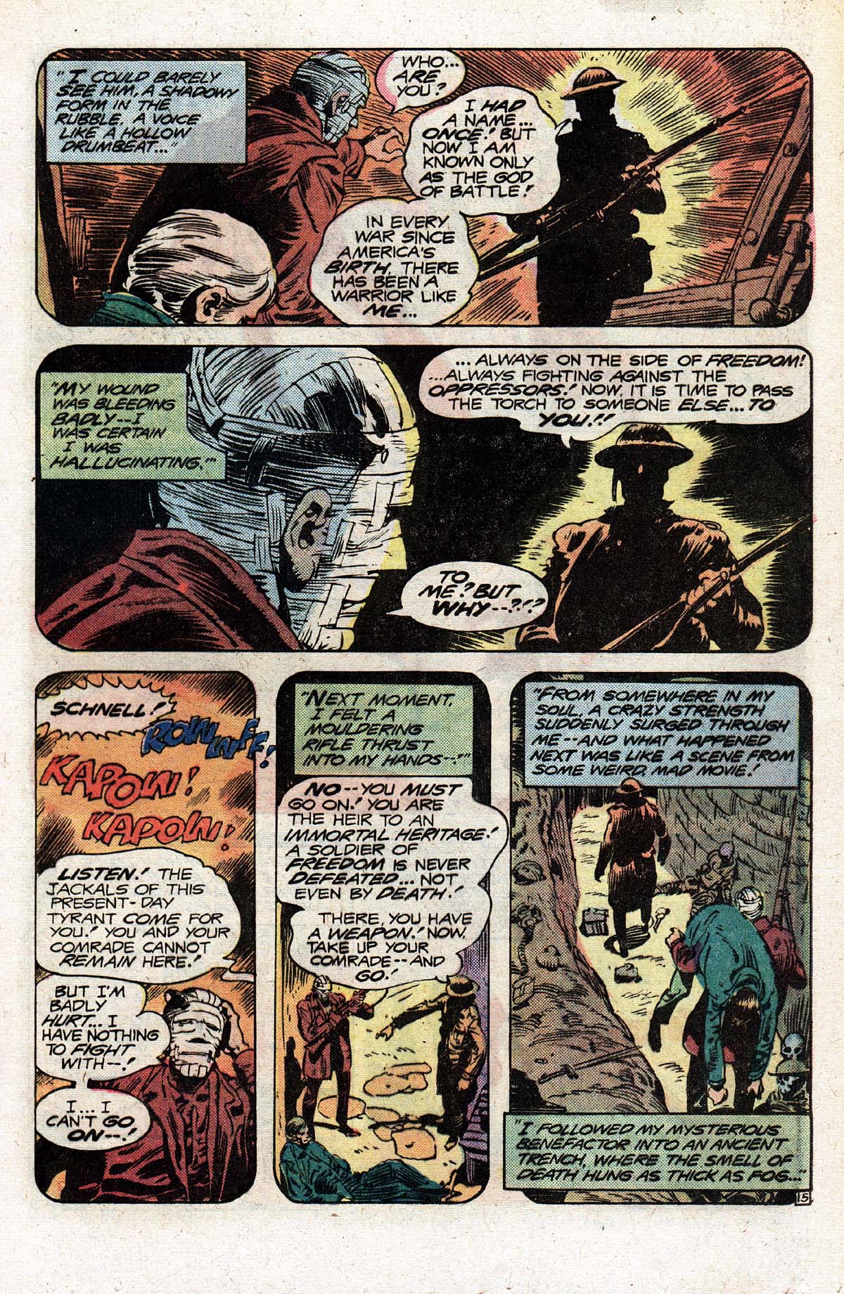 Read online Unknown Soldier (1977) comic -  Issue #249 - 21