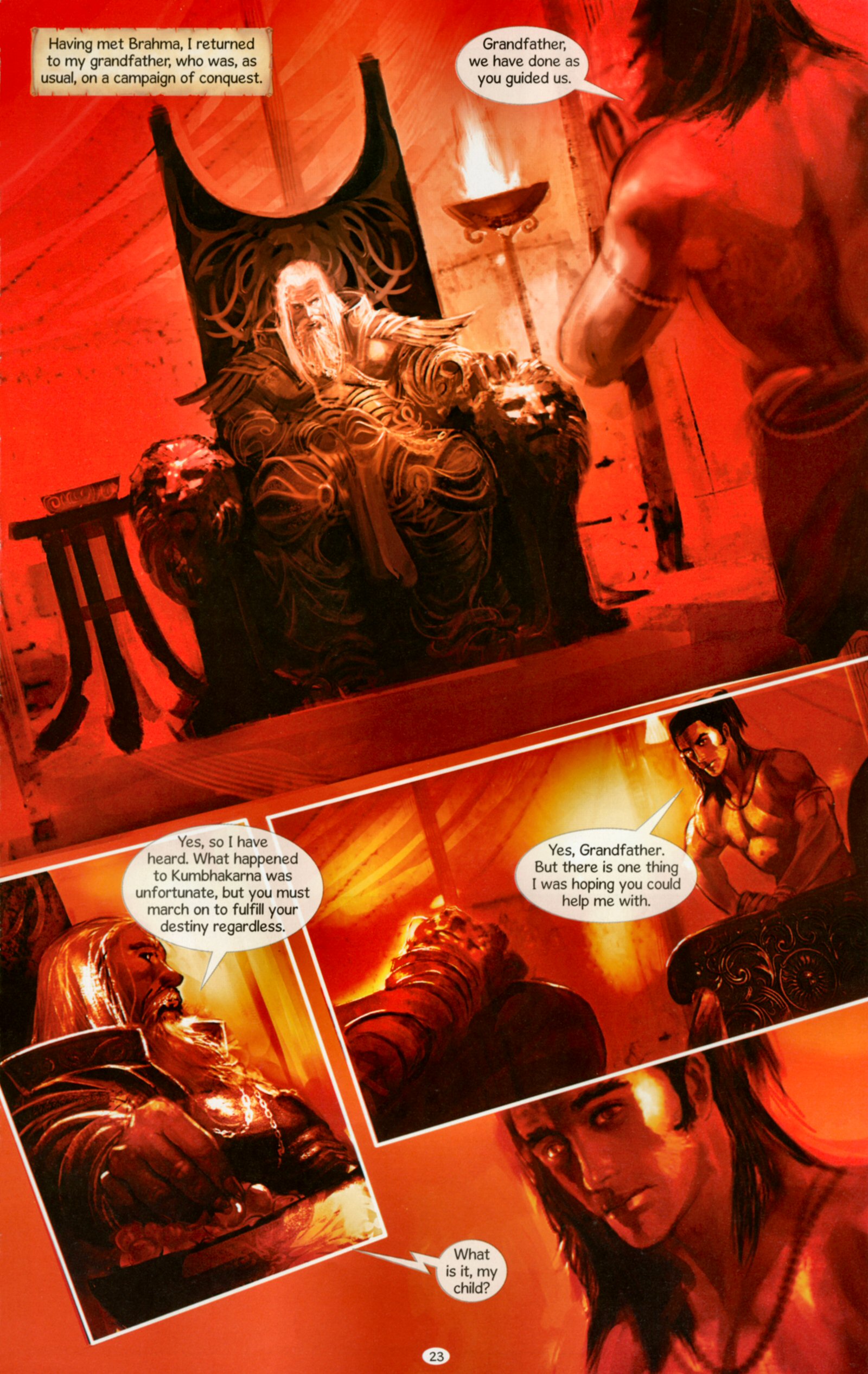 Read online Ravana: Roar of the Demon King comic -  Issue # Full - 27