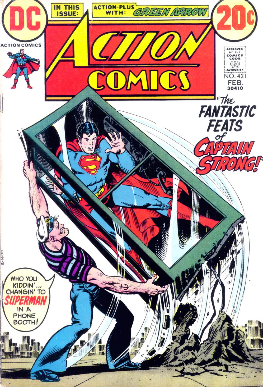 Read online Action Comics (1938) comic -  Issue #421 - 1