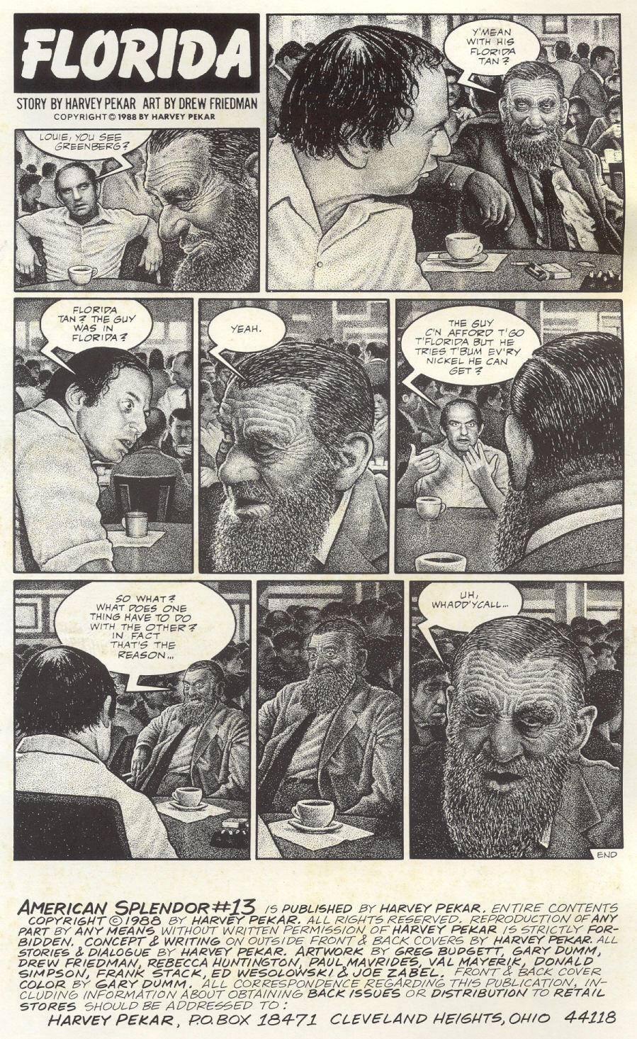 Read online American Splendor (1976) comic -  Issue #13 - 3