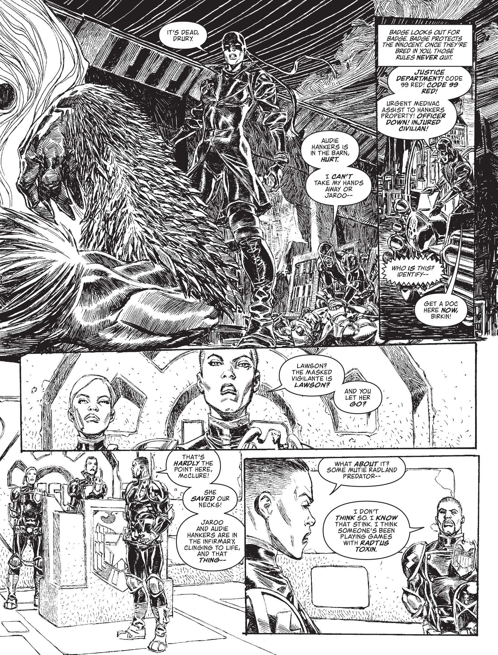 Read online Judge Dredd Megazine (Vol. 5) comic -  Issue #447 - 37