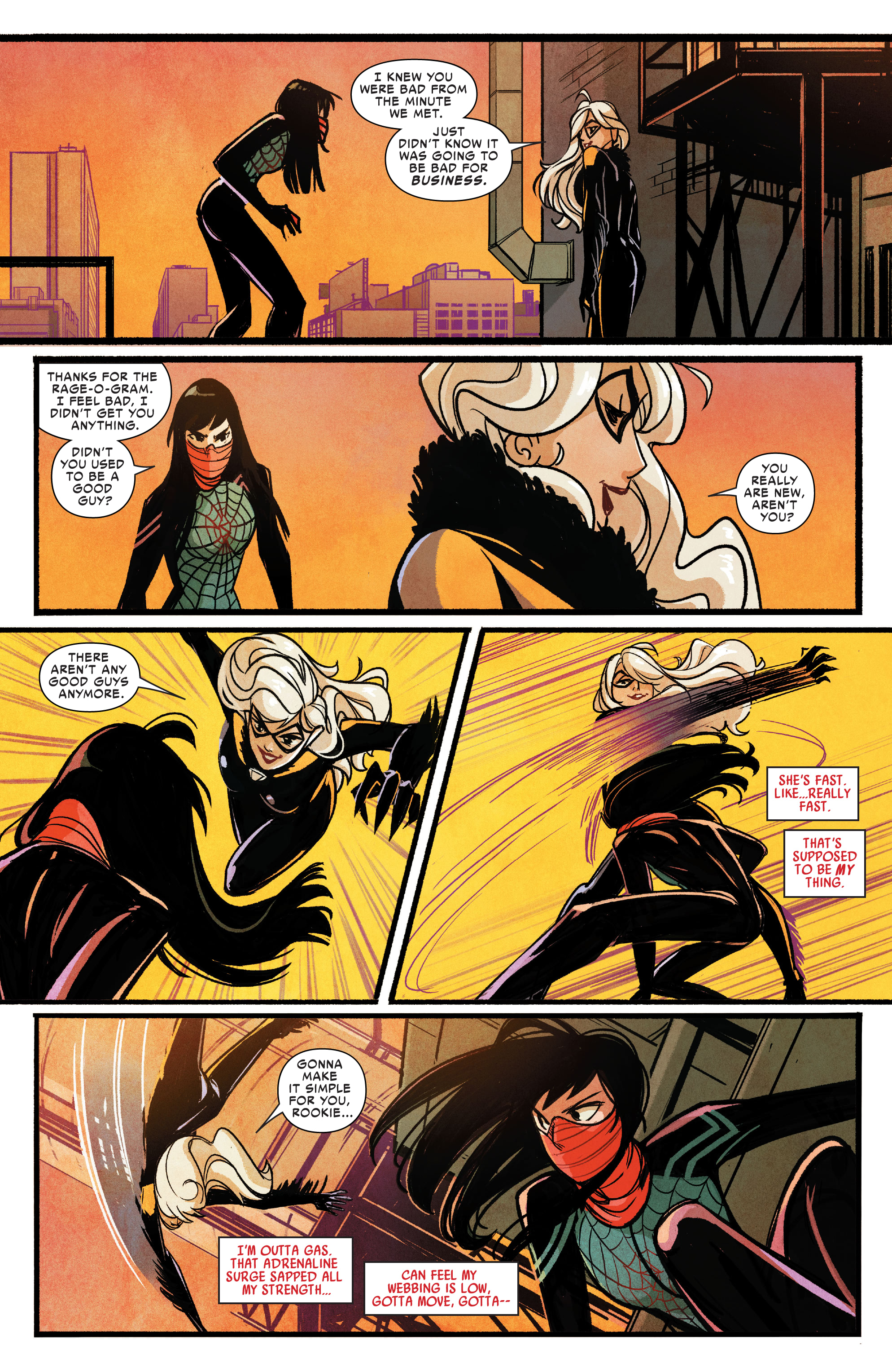 Read online Silk: Out of the Spider-Verse comic -  Issue # TPB 1 (Part 2) - 22