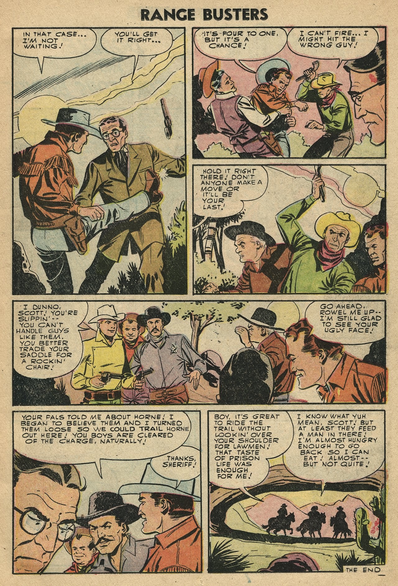 Read online Range Busters comic -  Issue #10 - 11