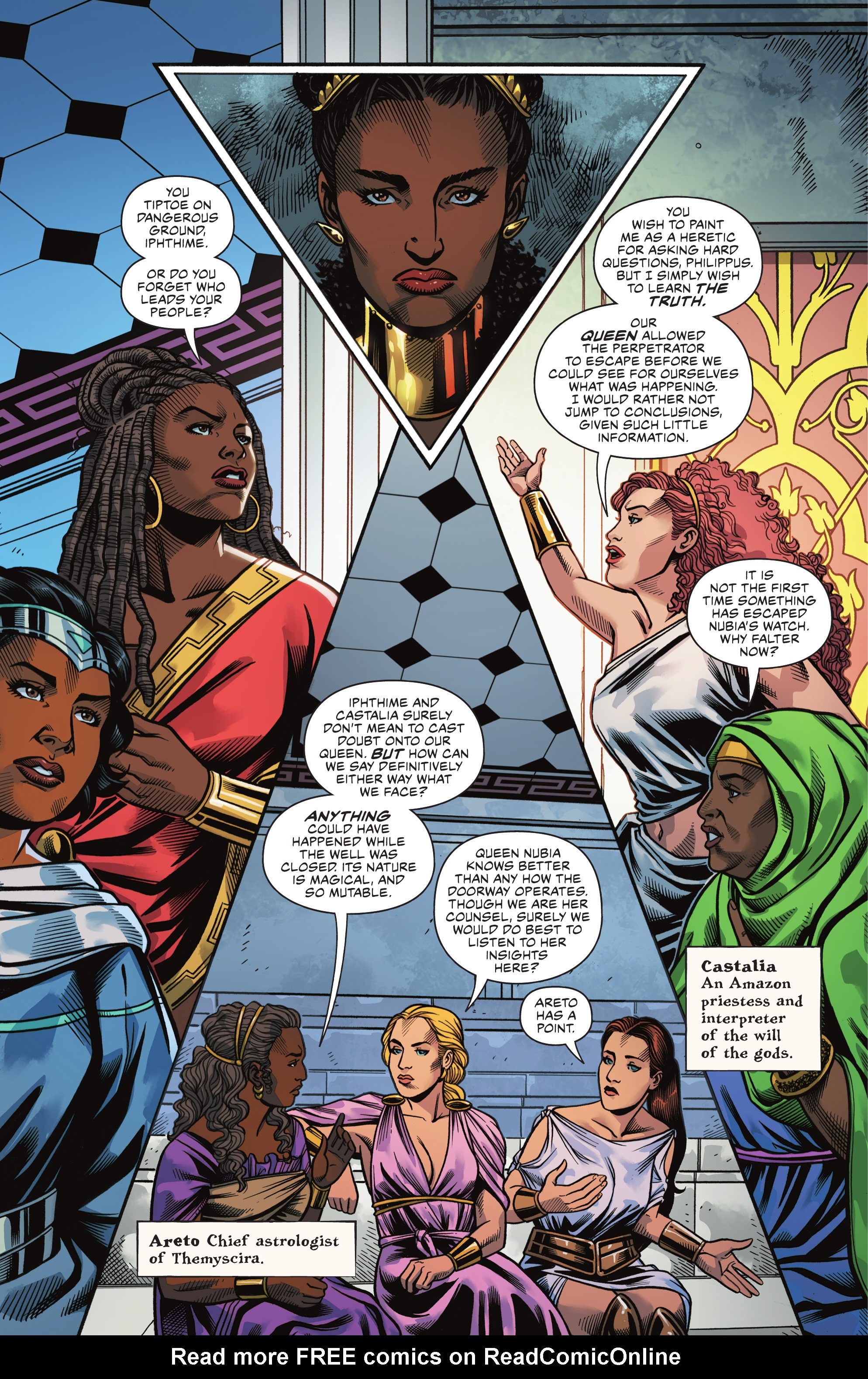 Read online Nubia & the Amazons comic -  Issue #4 - 4