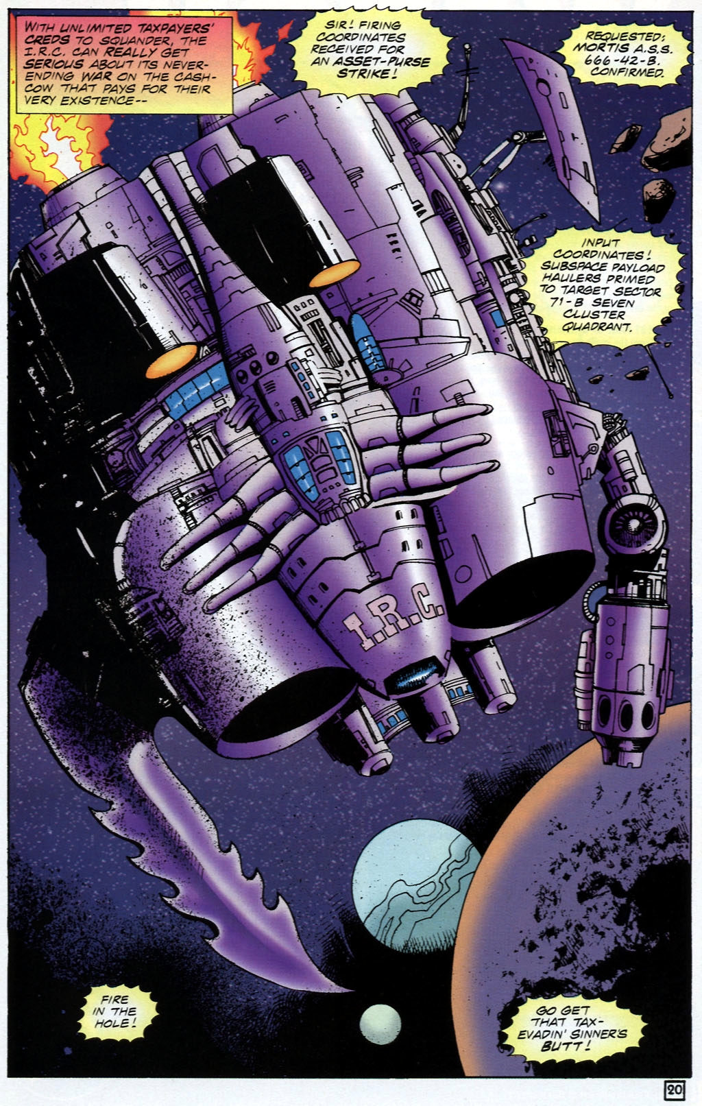 Read online Lobo: Death and Taxes comic -  Issue #3 - 20