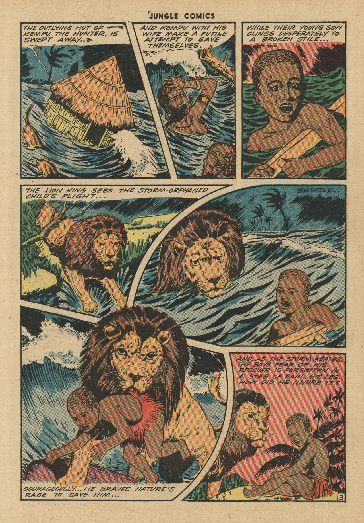 Read online Jungle Comics comic -  Issue #54 - 17