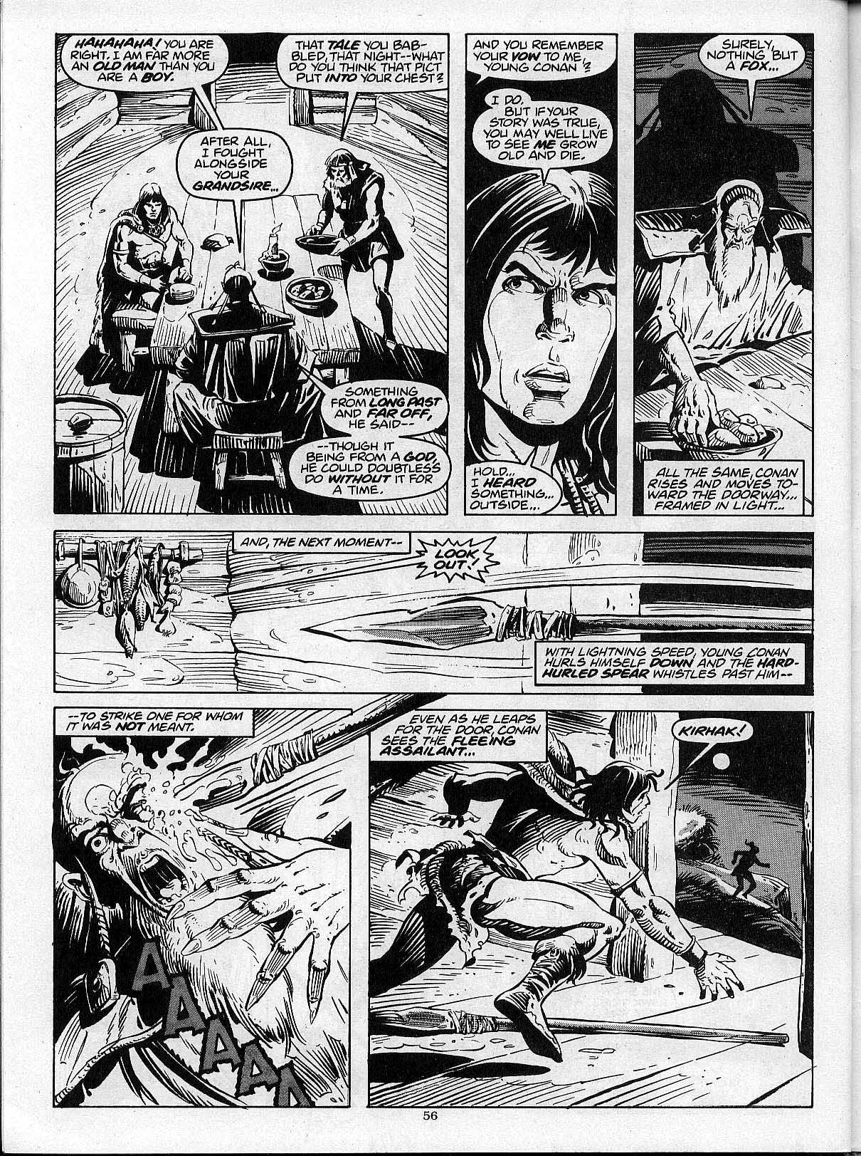 Read online The Savage Sword Of Conan comic -  Issue #203 - 58