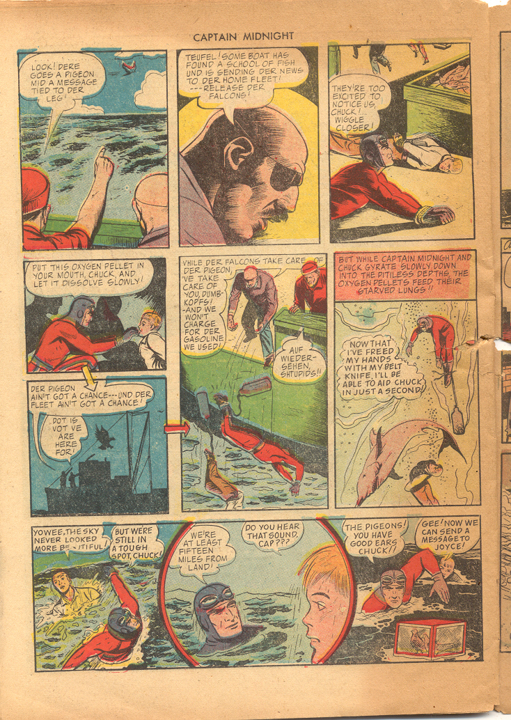 Read online Captain Midnight (1942) comic -  Issue #22 - 30