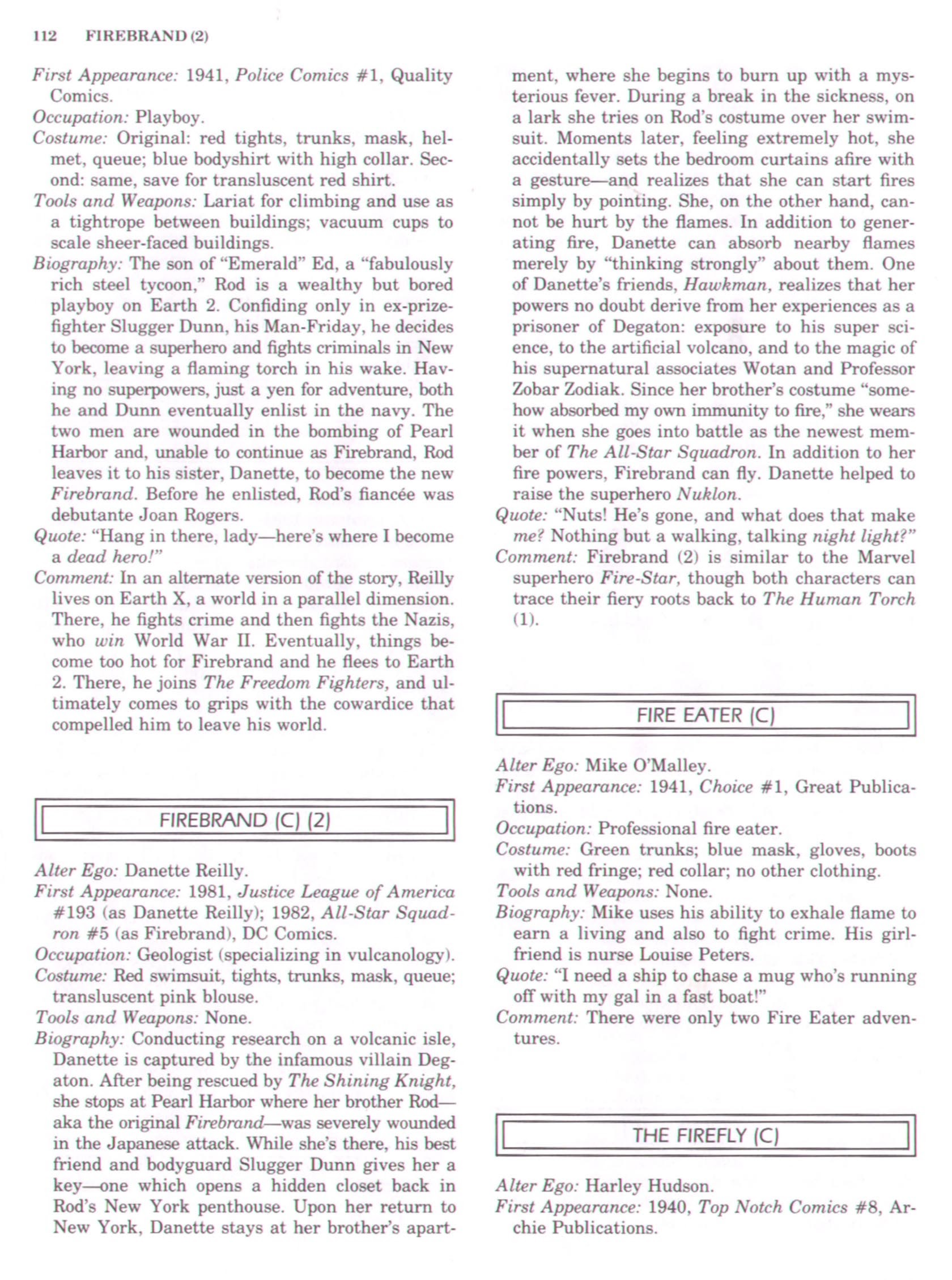 Read online The Encyclopedia of Superheroes comic -  Issue # TPB (Part 2) - 31