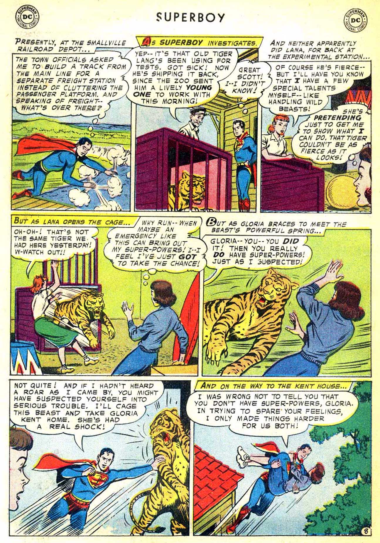 Read online Superboy (1949) comic -  Issue #62 - 9