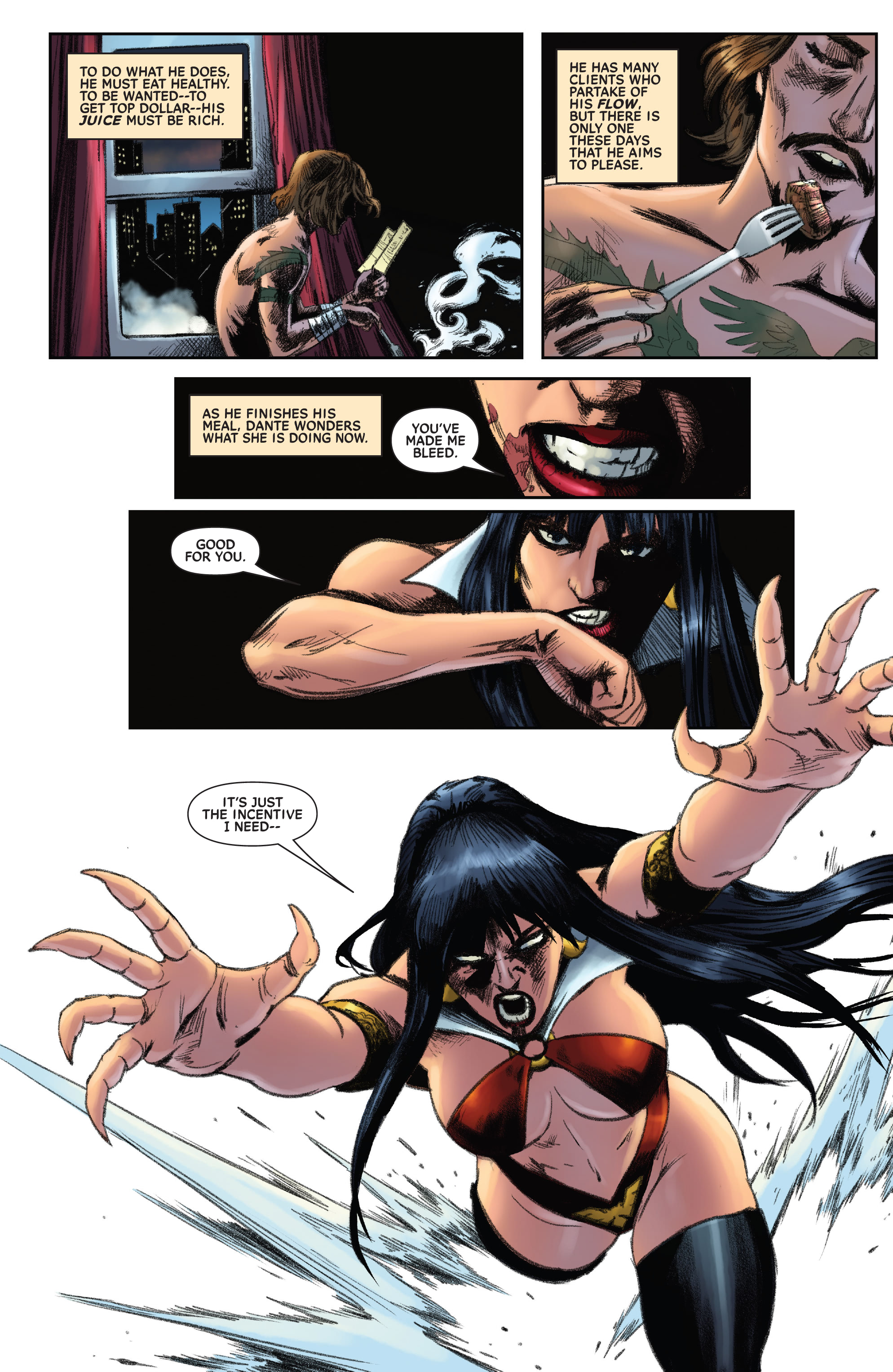 Read online Vampirella Strikes (2022) comic -  Issue #10 - 9