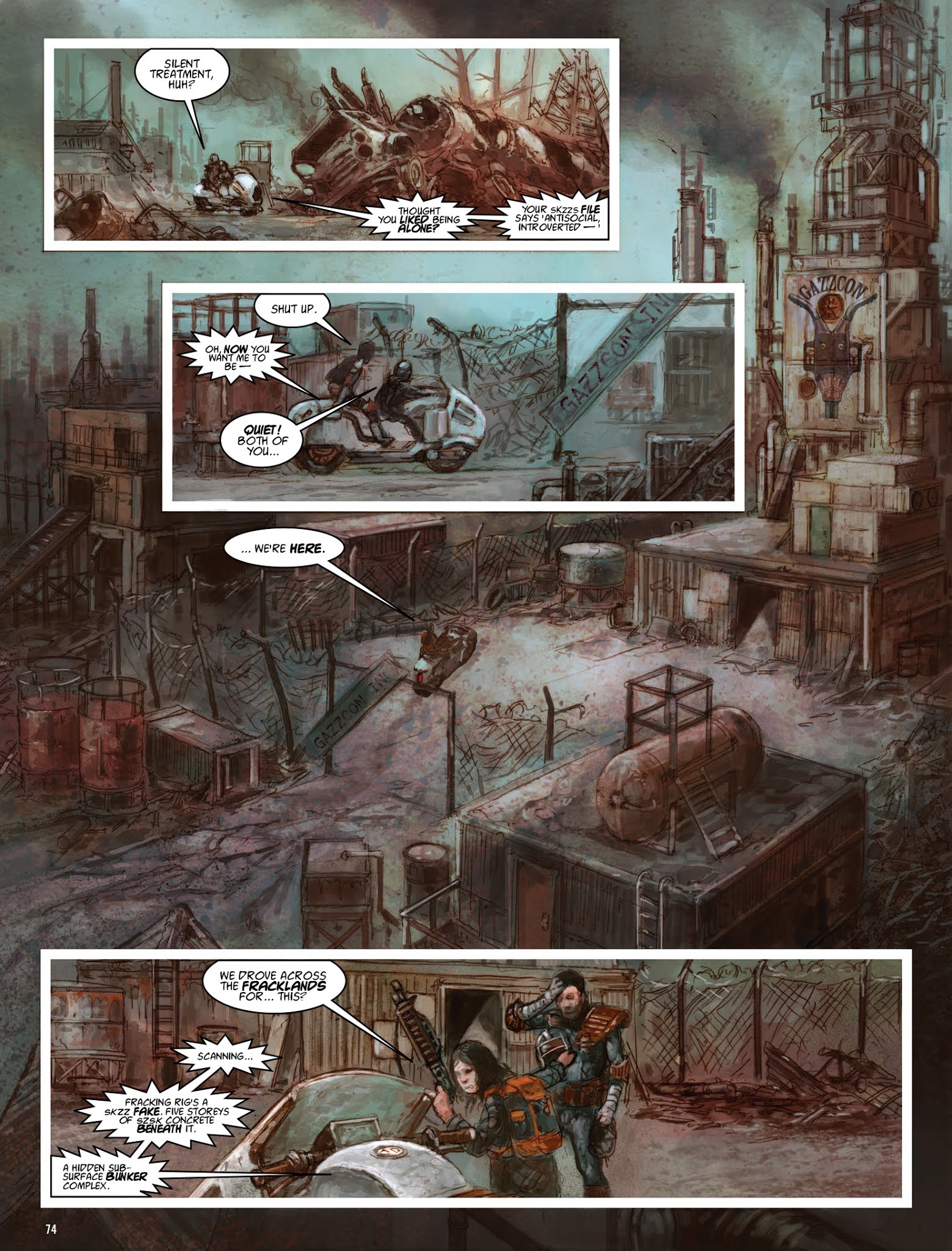 Read online The Dark Judges: The Fall of Deadworld comic -  Issue # TPB - 75