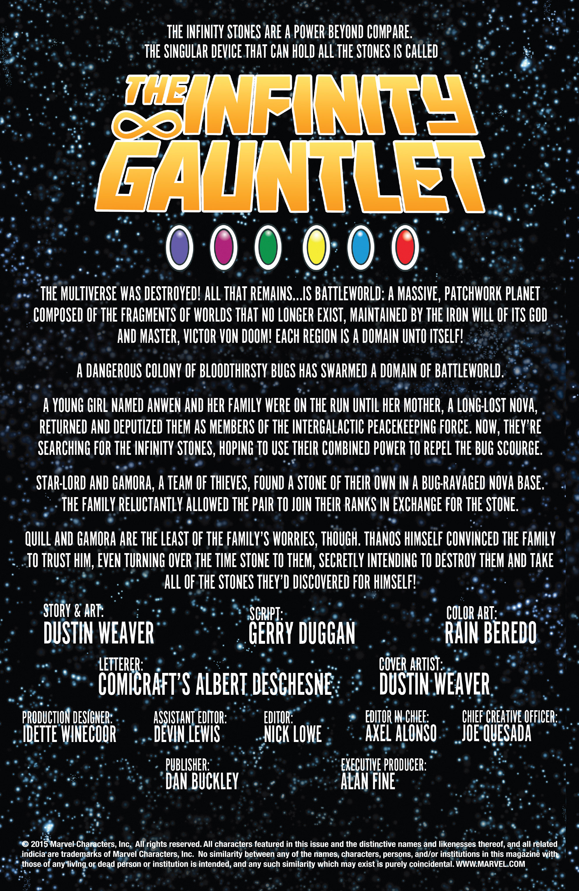 Read online Infinity Gauntlet (2015) comic -  Issue #4 - 2