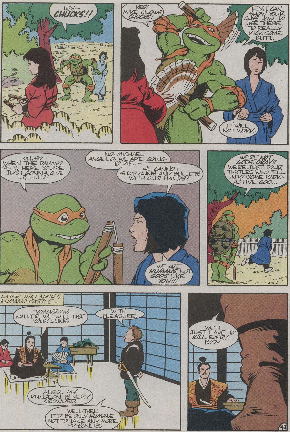 Read online Teenage Mutant Ninja Turtles III The Movie: The Turtles Are Back...In Time! comic -  Issue # Full - 43