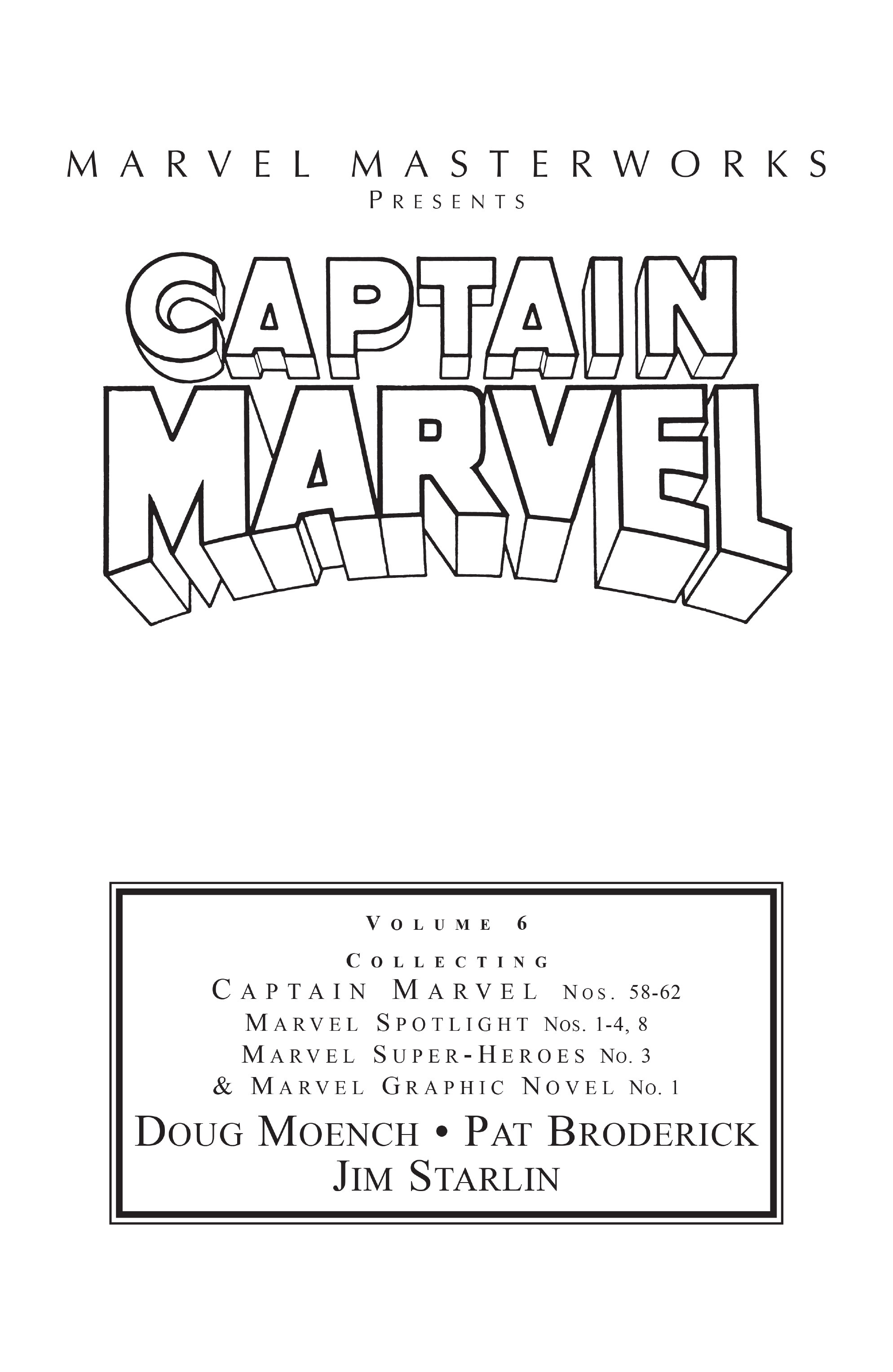 Read online Marvel Masterworks: Captain Marvel comic -  Issue # TPB 6 (Part 1) - 2
