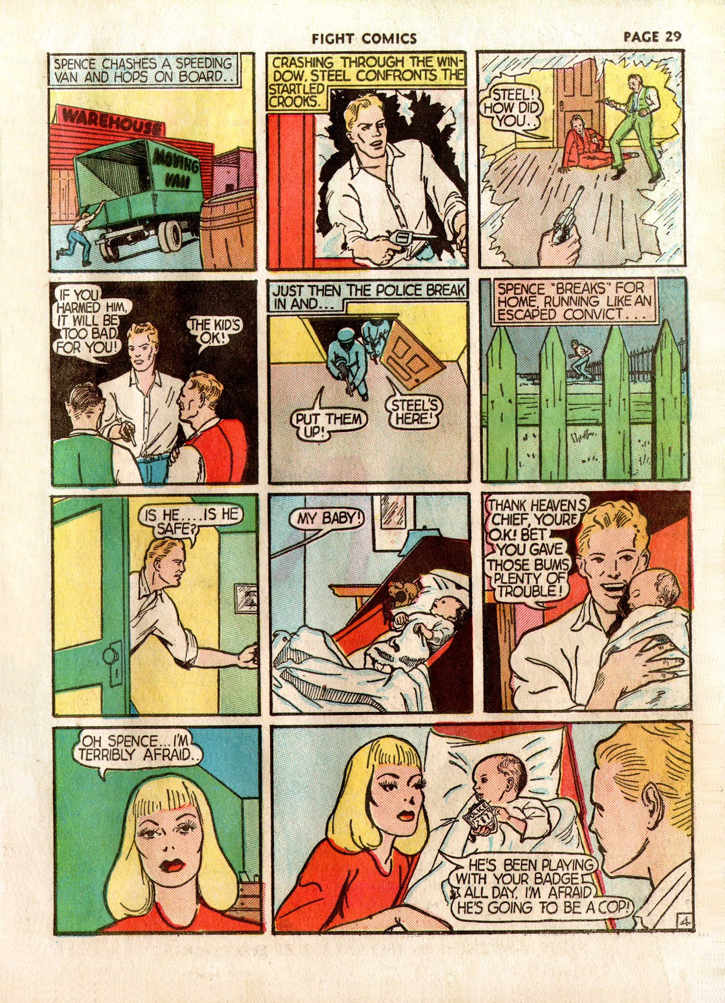 Read online Fight Comics comic -  Issue #7 - 32