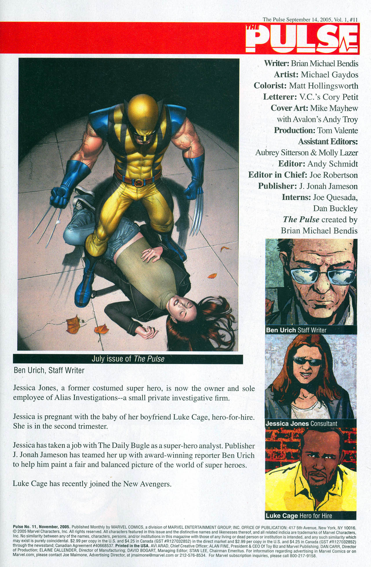 Read online The Pulse comic -  Issue #11 - 2