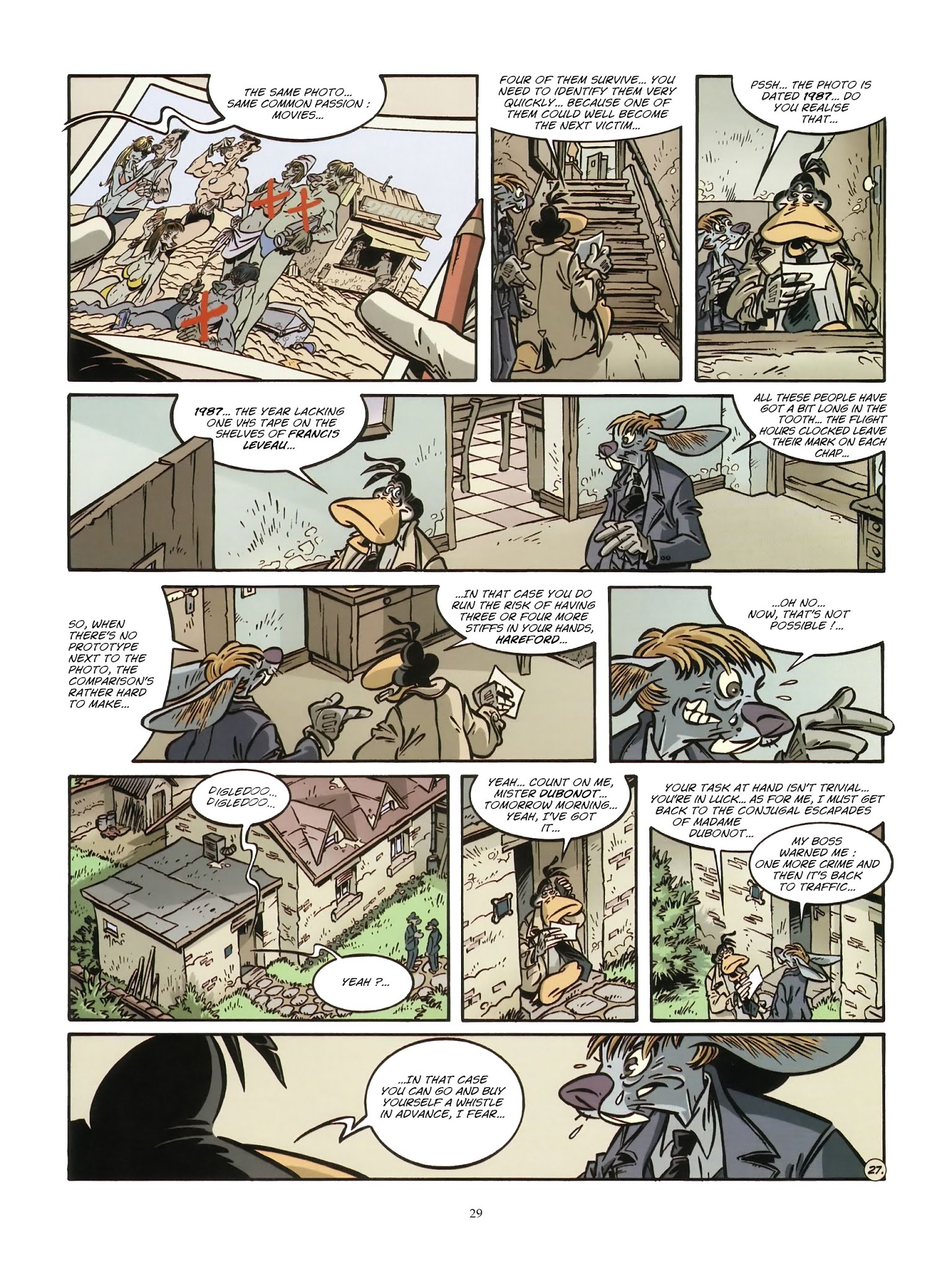 Read online Une enquête de l'inspecteur Canardo comic -  Issue #17 - 31