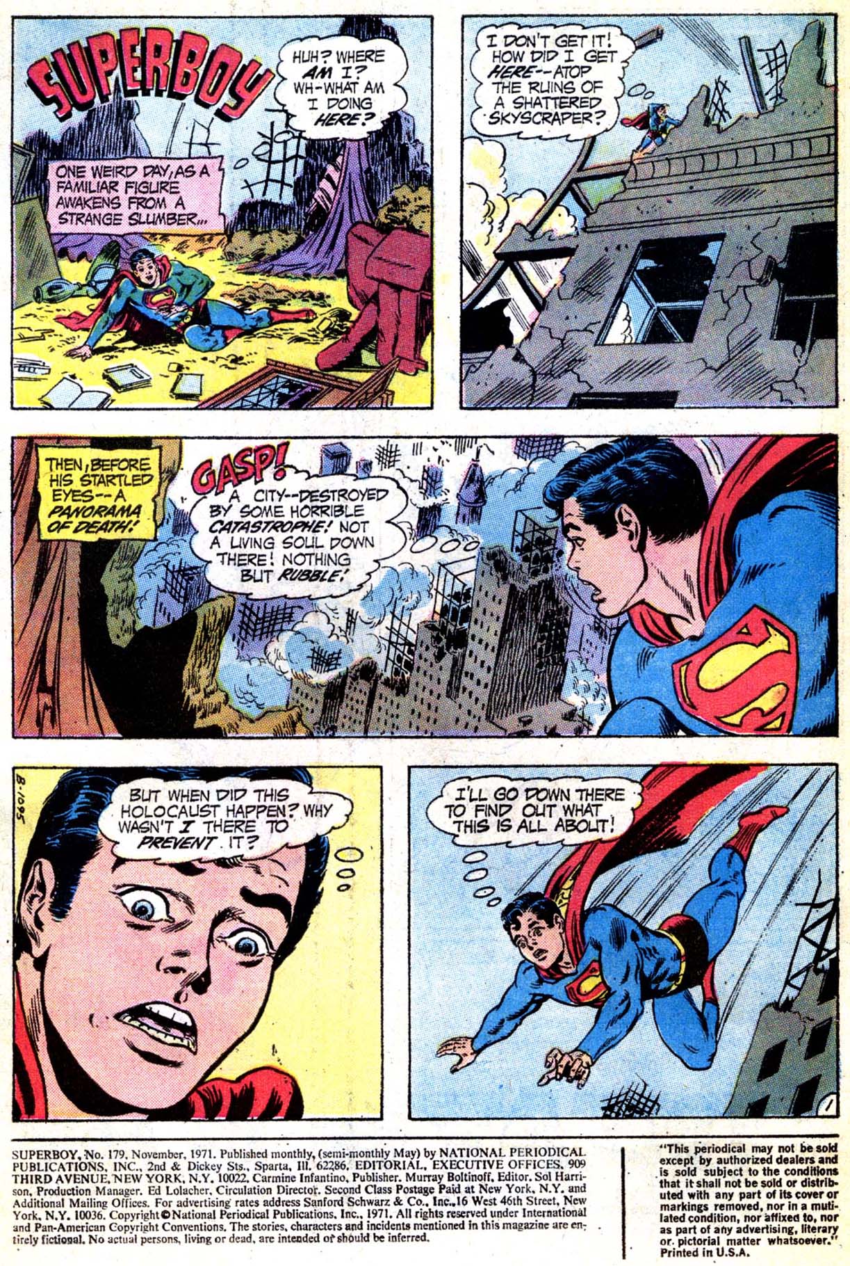 Read online Superboy (1949) comic -  Issue #179 - 2