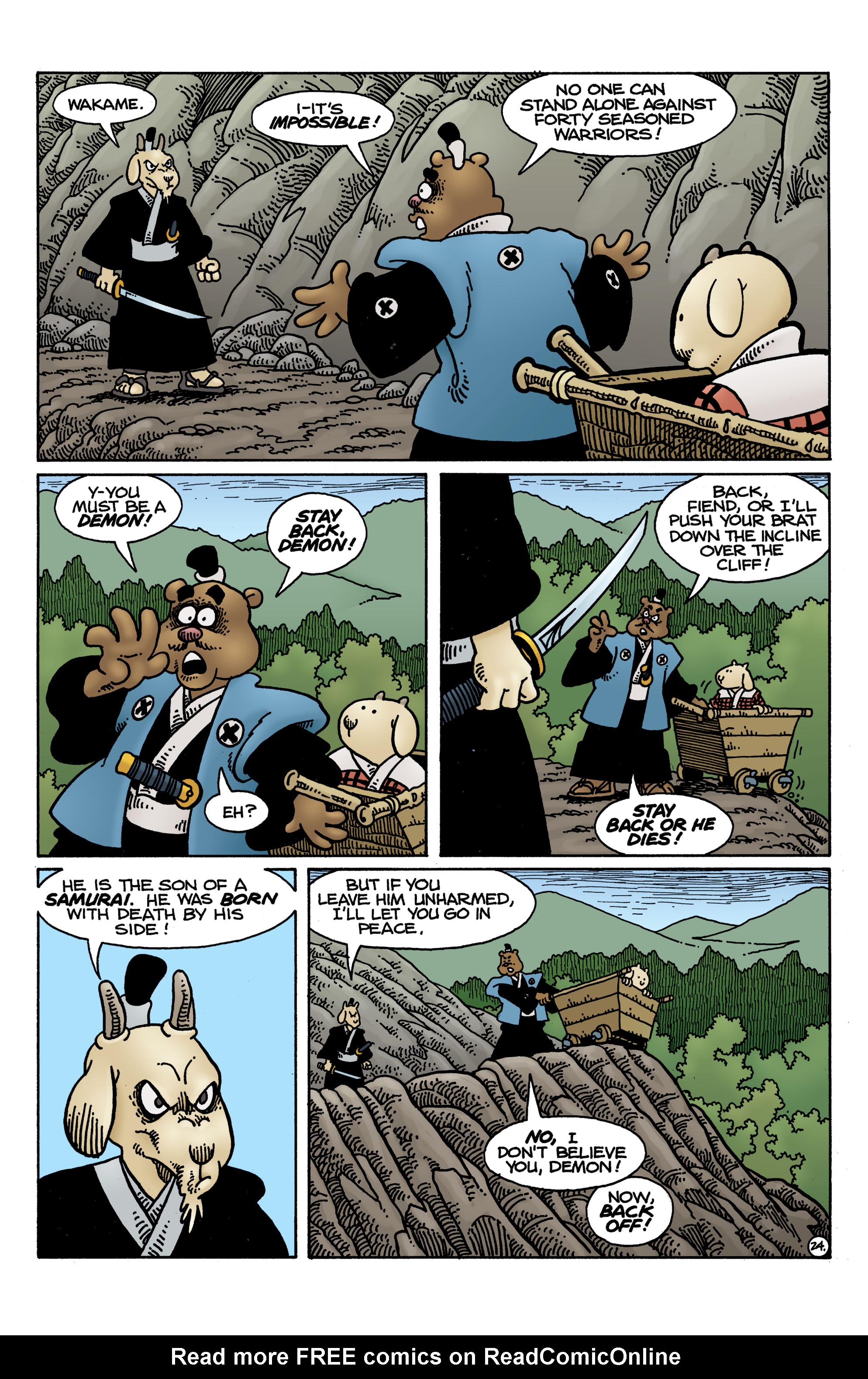 Read online Usagi Yojimbo: Lone Goat and Kid comic -  Issue #6 - 26