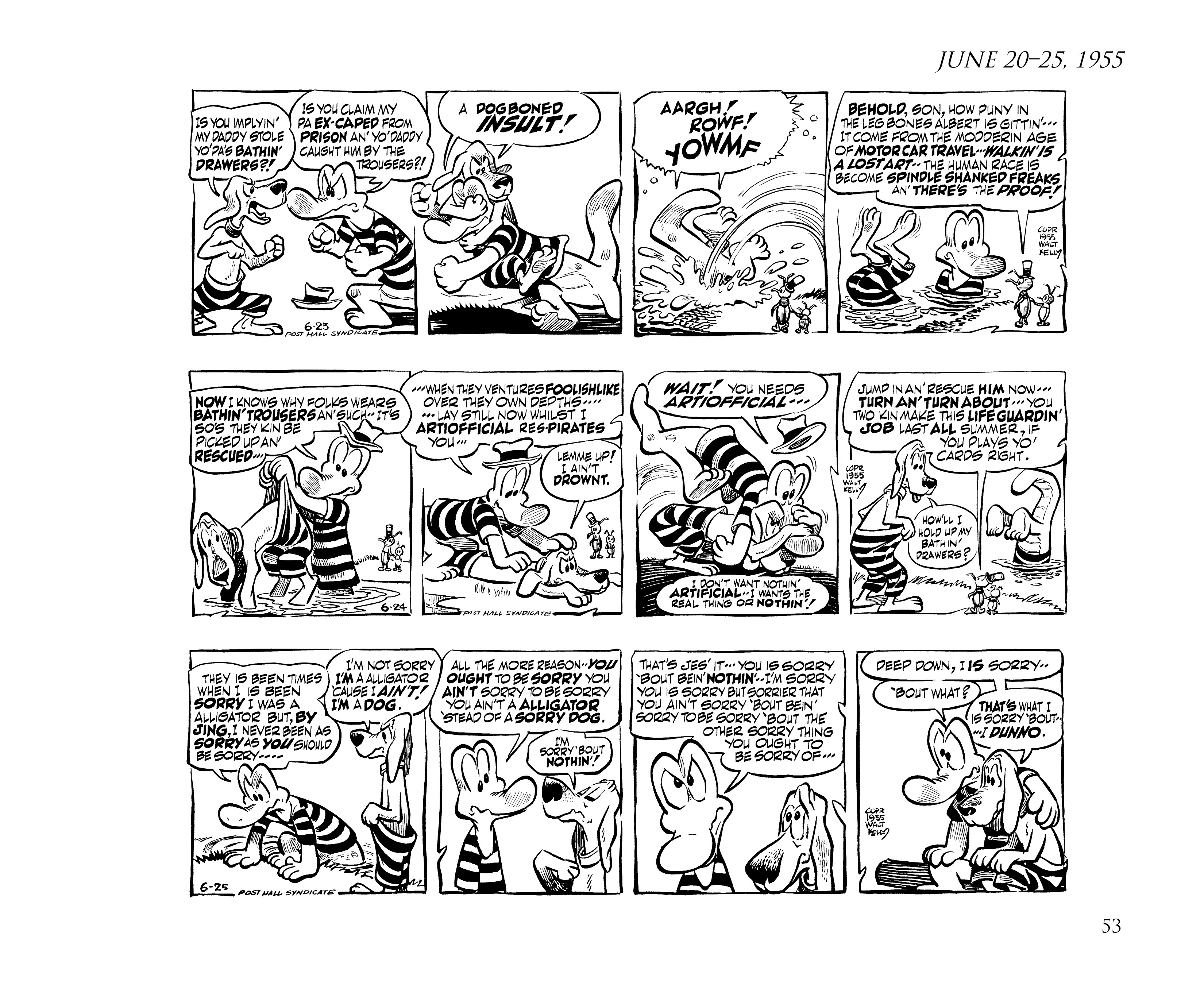 Read online Pogo by Walt Kelly: The Complete Syndicated Comic Strips comic -  Issue # TPB 4 (Part 1) - 65