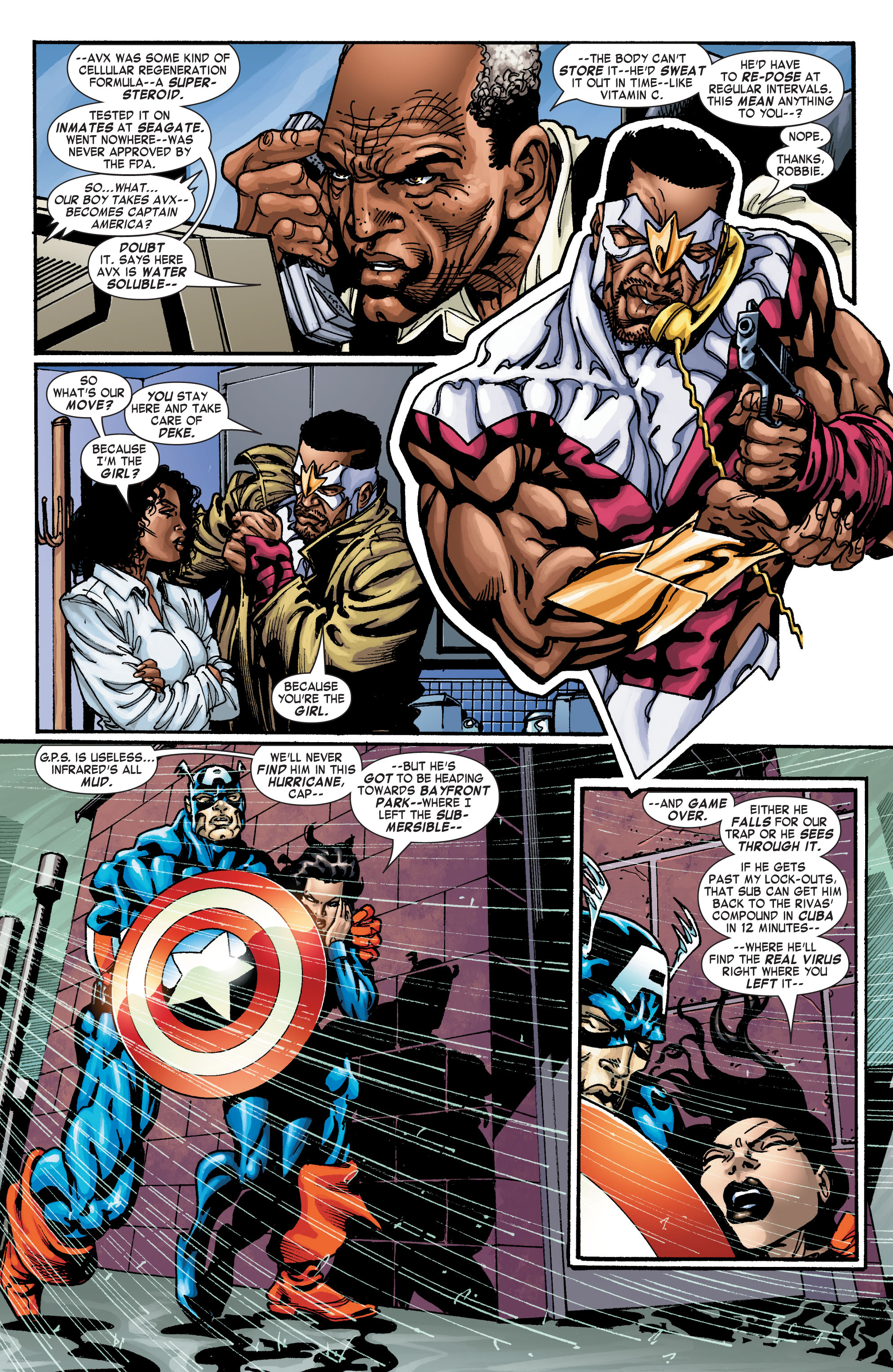 Read online Captain America & the Falcon comic -  Issue #4 - 7