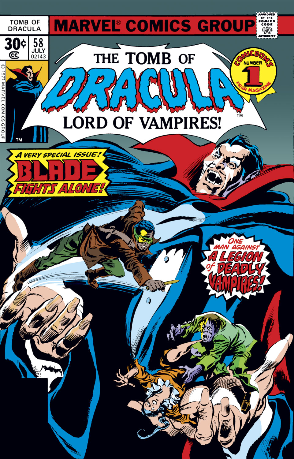 Read online Tomb of Dracula (1972) comic -  Issue #58 - 1