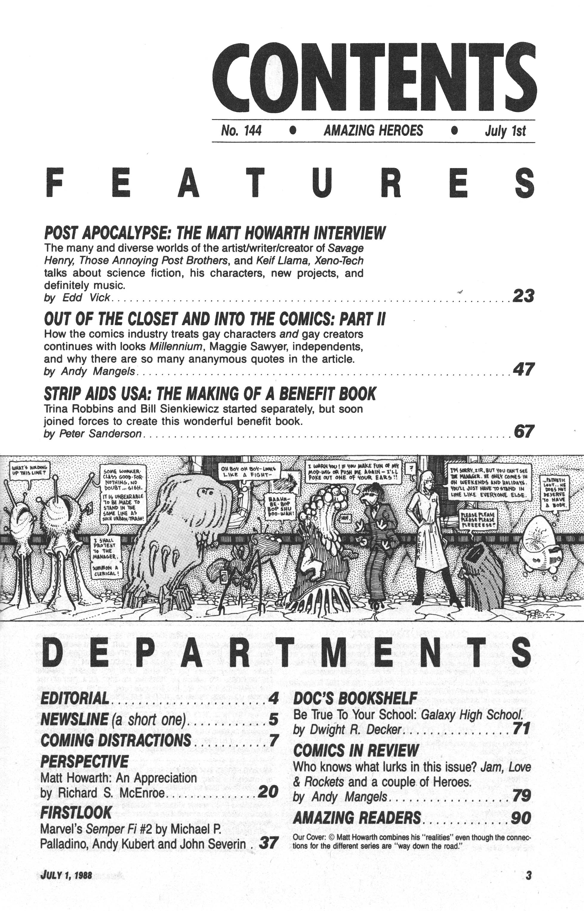 Read online Amazing Heroes comic -  Issue #144 - 3