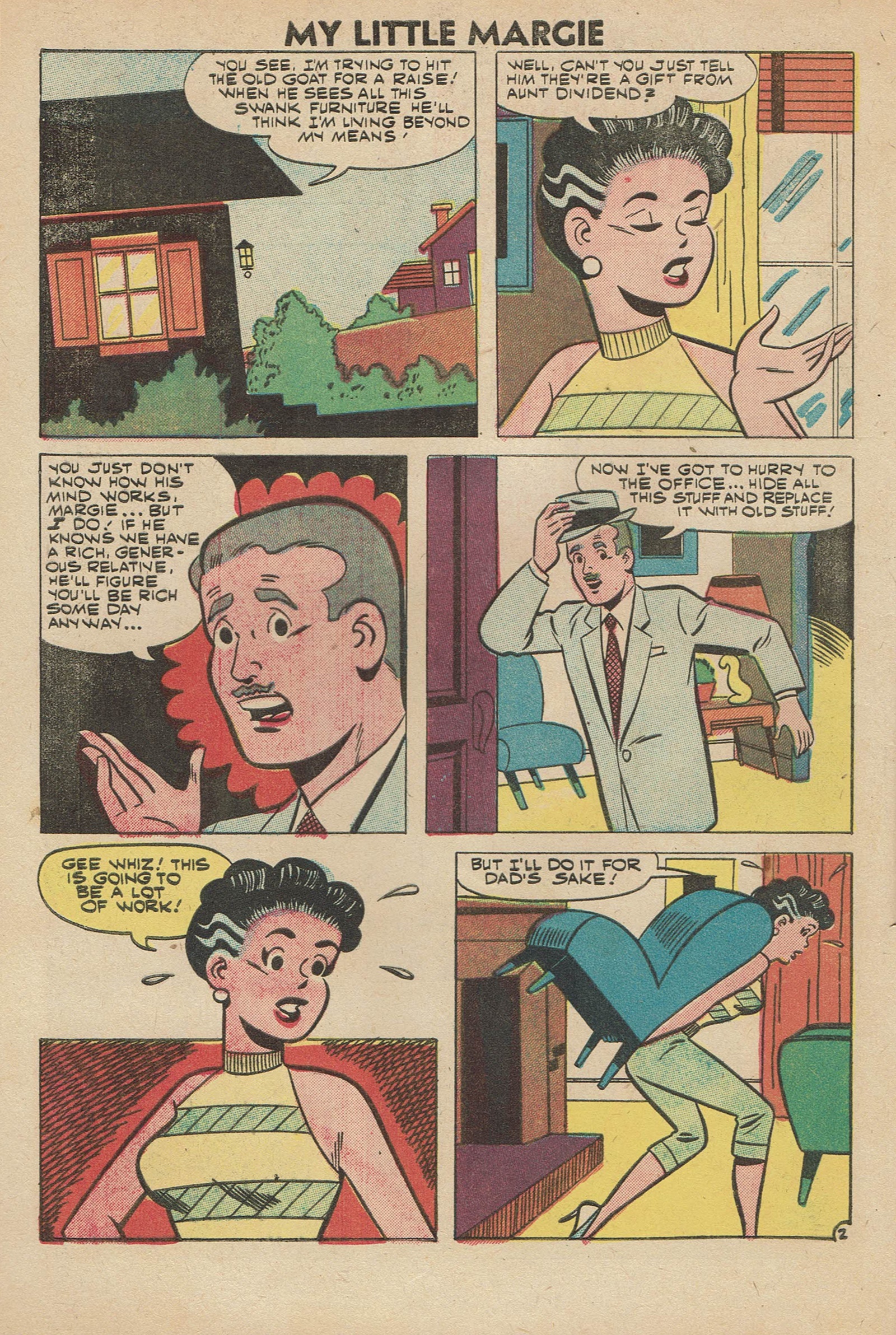 Read online My Little Margie (1954) comic -  Issue #26 - 4