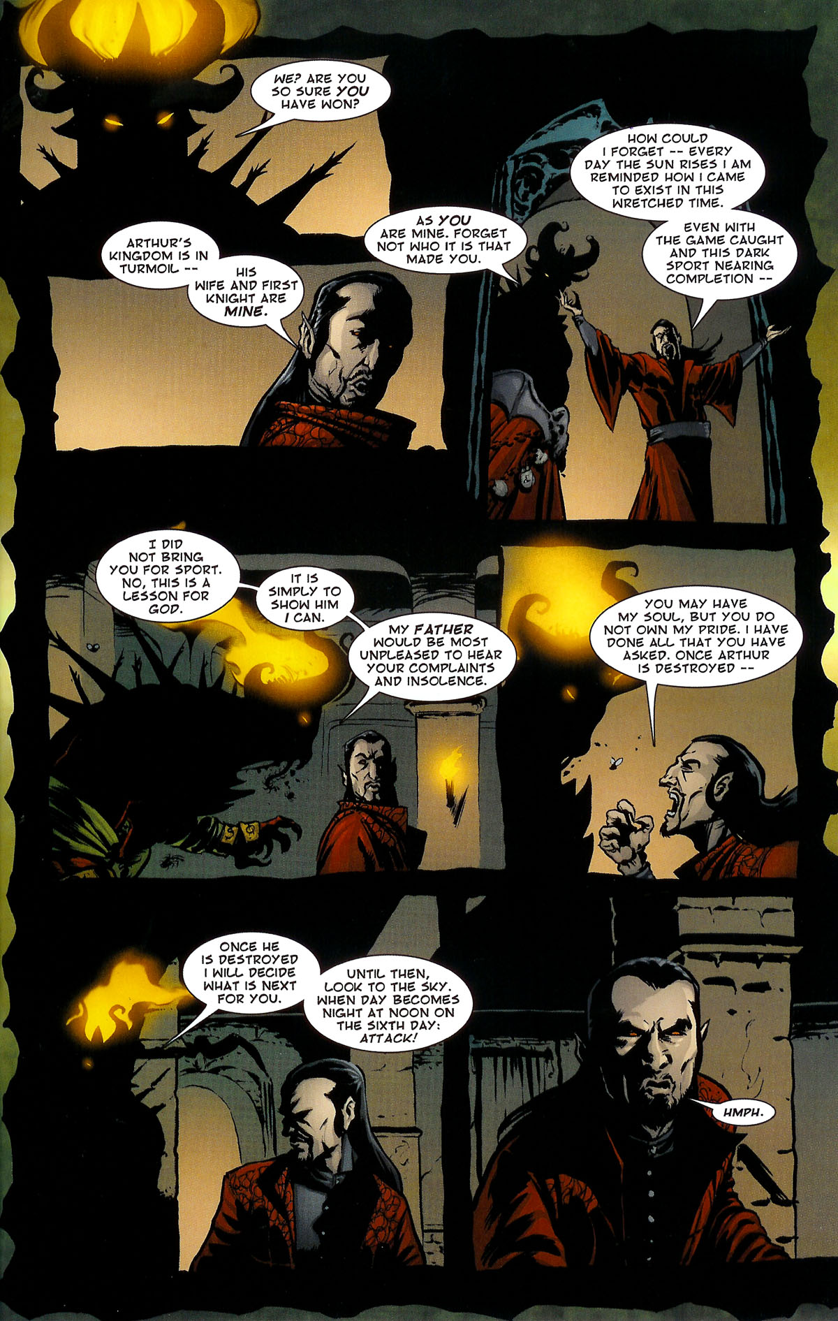Read online Dracula vs King Arthur comic -  Issue #4 - 5