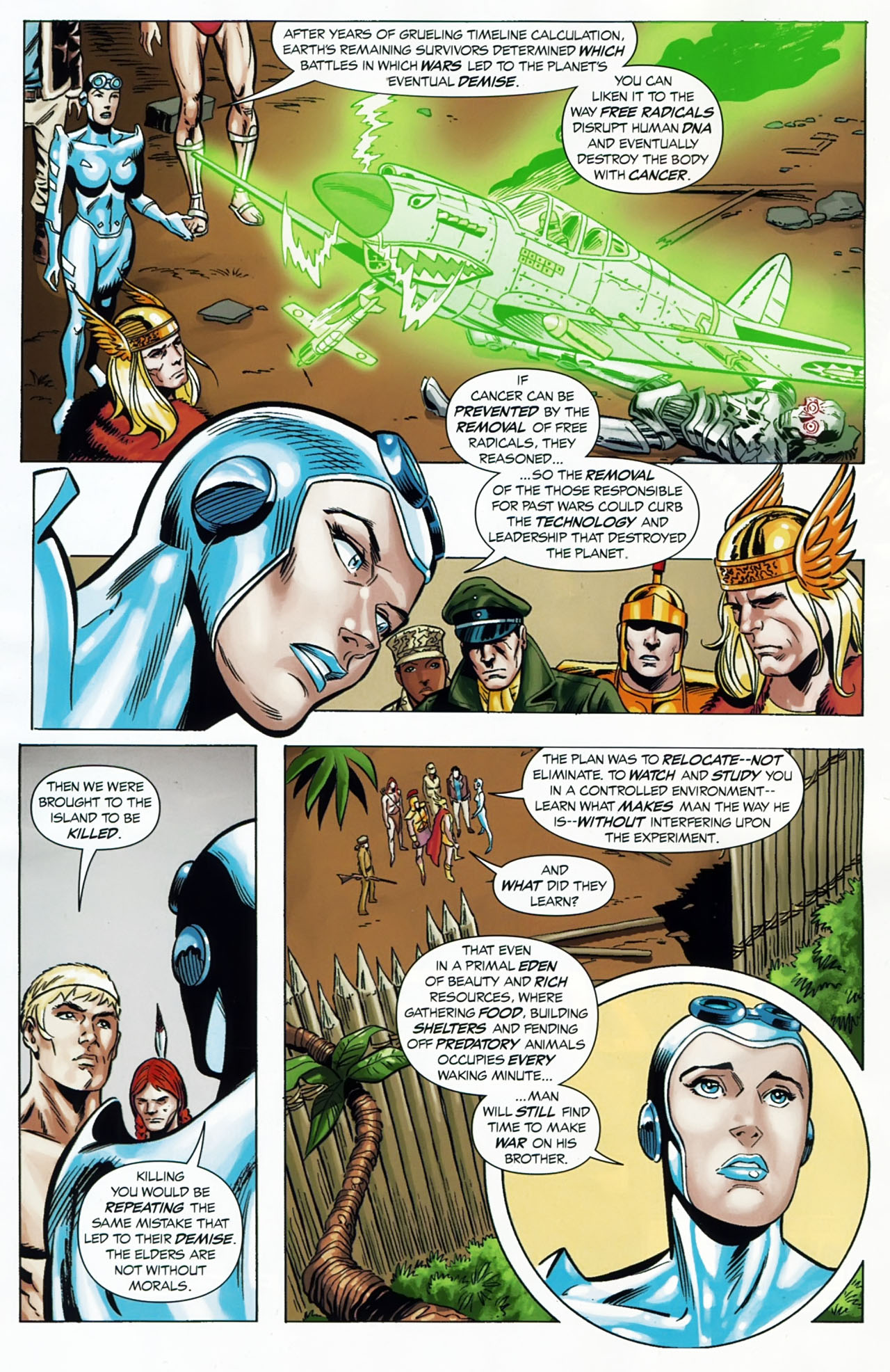 Read online The War That Time Forgot comic -  Issue #10 - 16