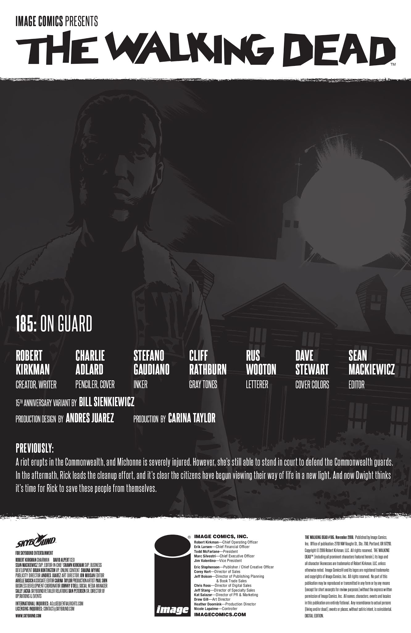 Read online The Walking Dead comic -  Issue #185 - 2