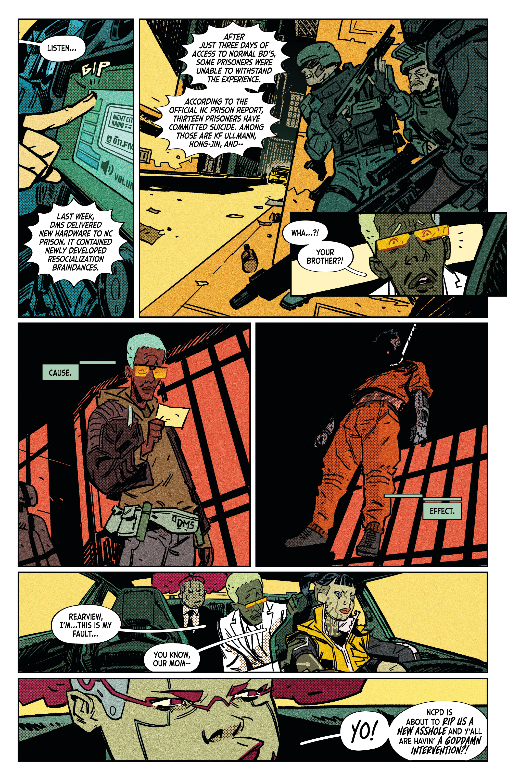 Read online Cyberpunk 2077: Blackout comic -  Issue #3 - 16