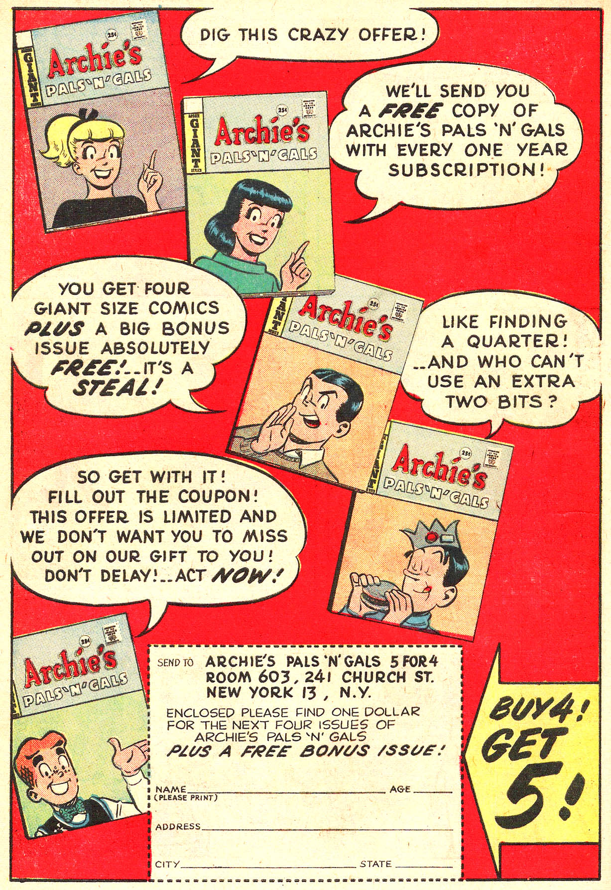 Read online Archie Giant Series Magazine comic -  Issue #138 - 60