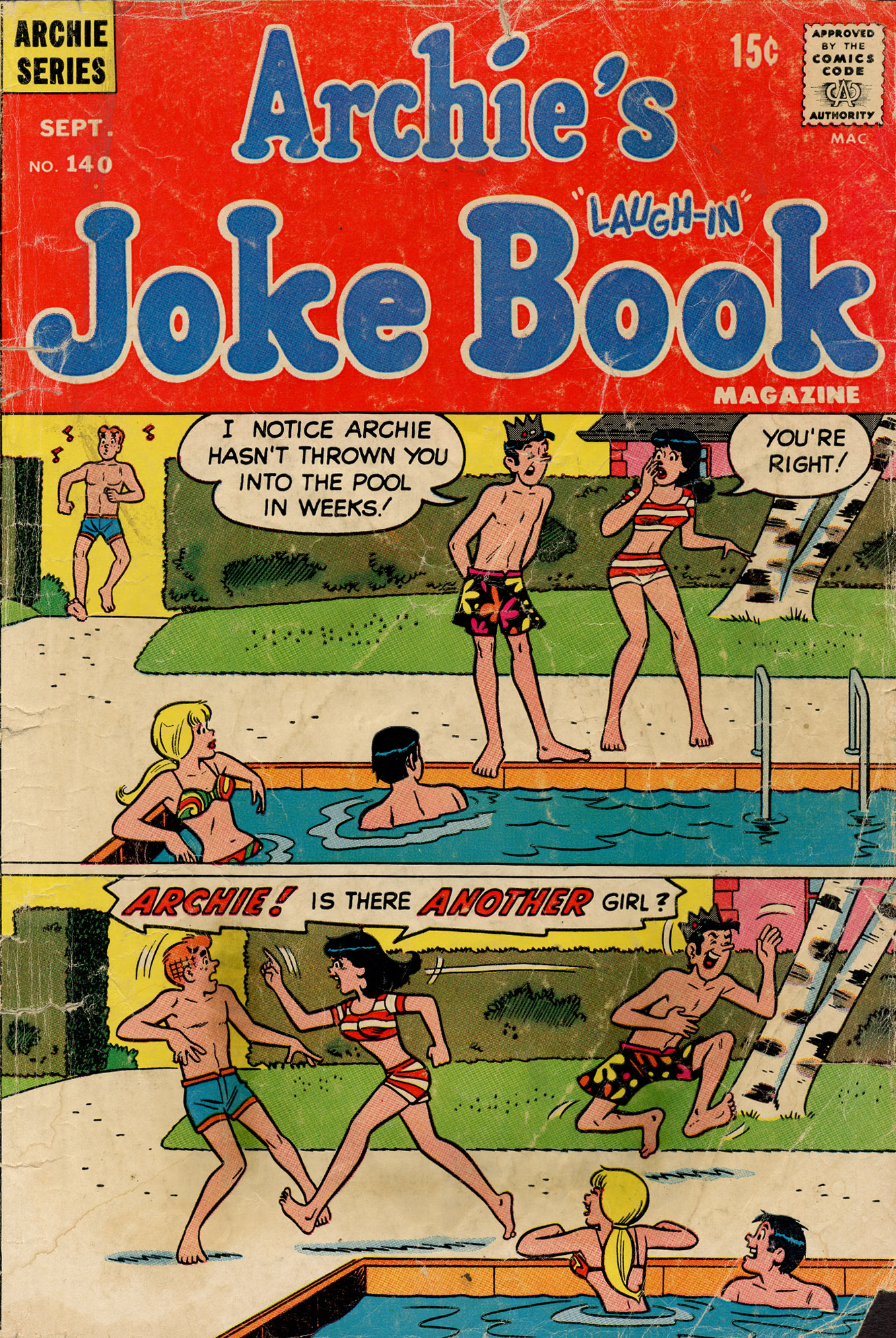 Read online Archie's Joke Book Magazine comic -  Issue #140 - 1