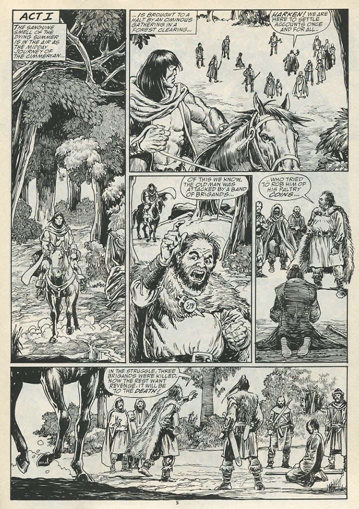Read online The Savage Sword Of Conan comic -  Issue #184 - 7
