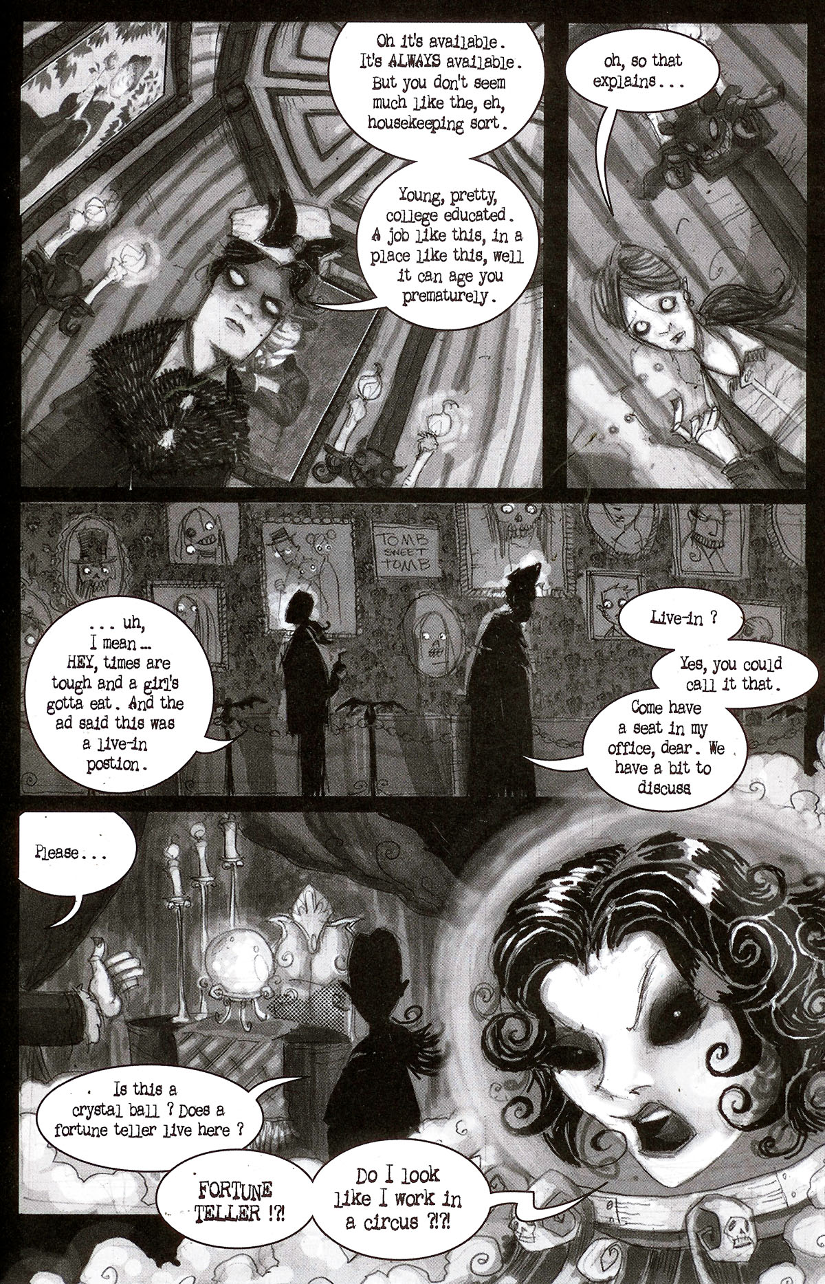 Read online Haunted Mansion comic -  Issue #4 - 5