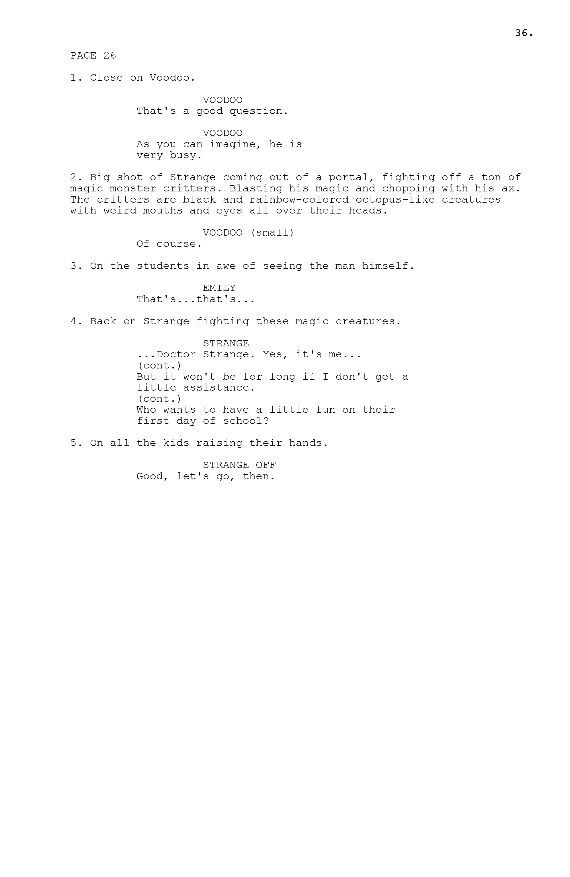Read online Strange Academy comic -  Issue # _Director's Cut - 78