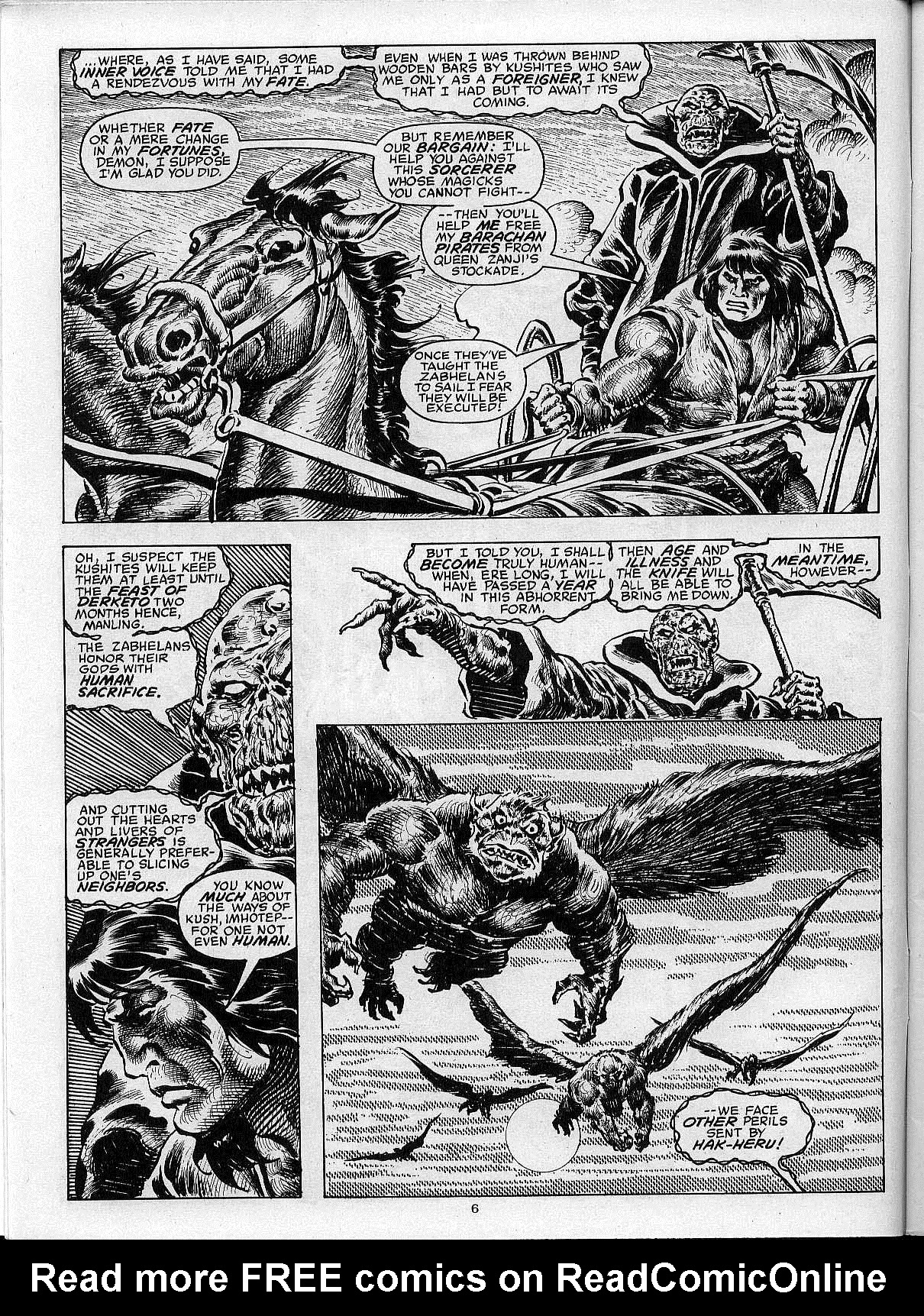 Read online The Savage Sword Of Conan comic -  Issue #203 - 8