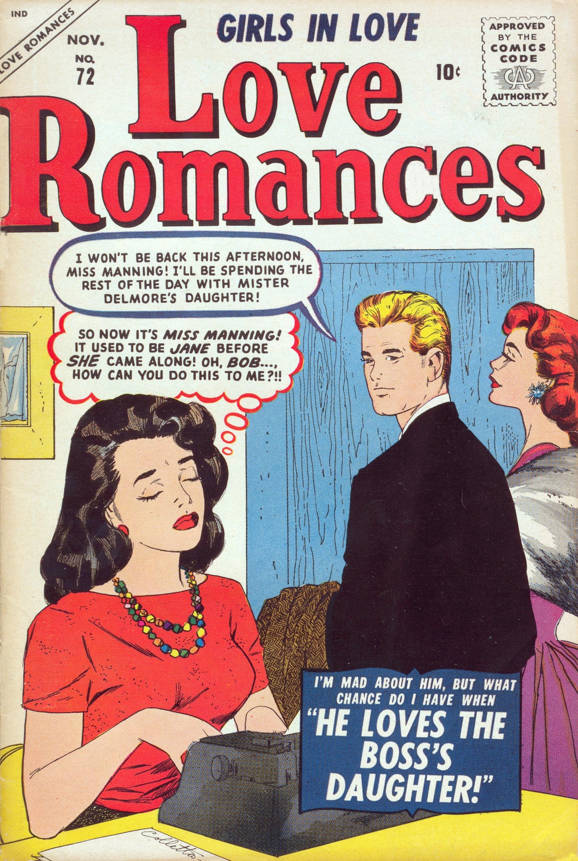 Read online Love Romances comic -  Issue #72 - 1