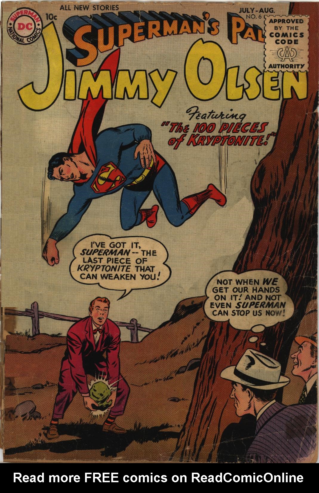 Read online Superman's Pal Jimmy Olsen comic -  Issue #6 - 1