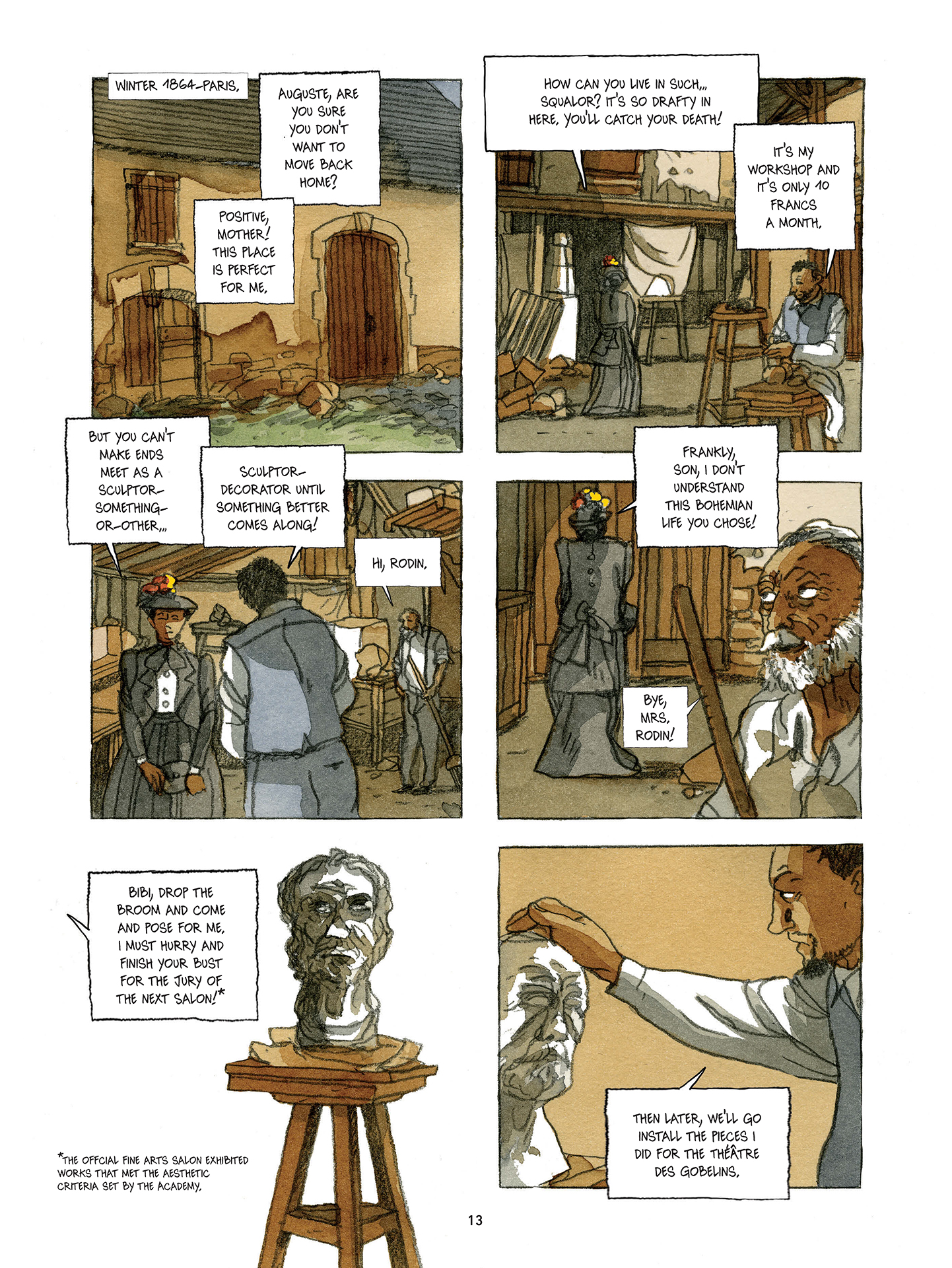 Read online Rodin: Fugit Amor, An Intimate Portrait comic -  Issue # TPB - 15