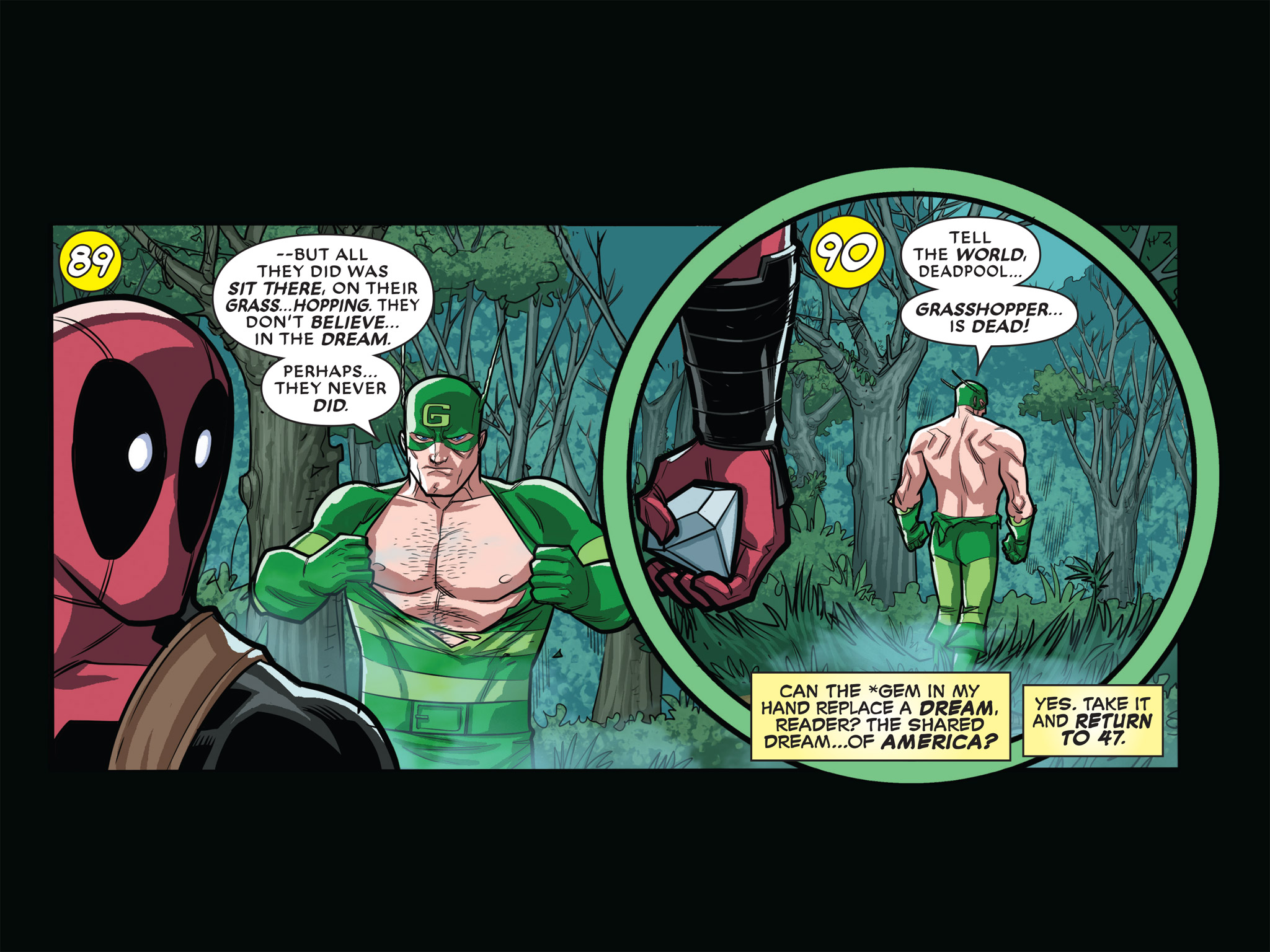 Read online You Are Deadpool comic -  Issue #3 - 92