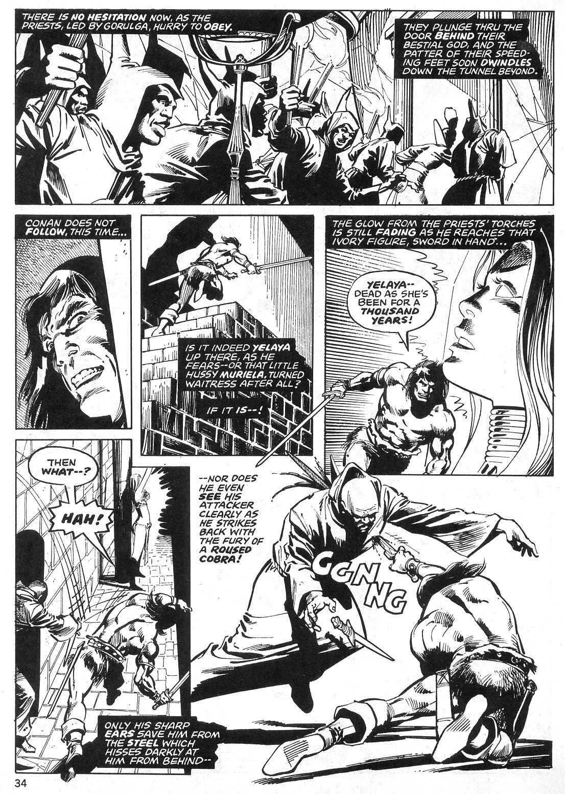 Read online The Savage Sword Of Conan comic -  Issue #25 - 34