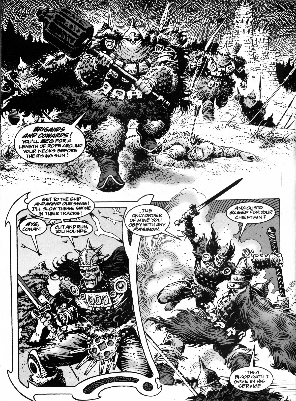 Read online Conan the Savage comic -  Issue #3 - 4