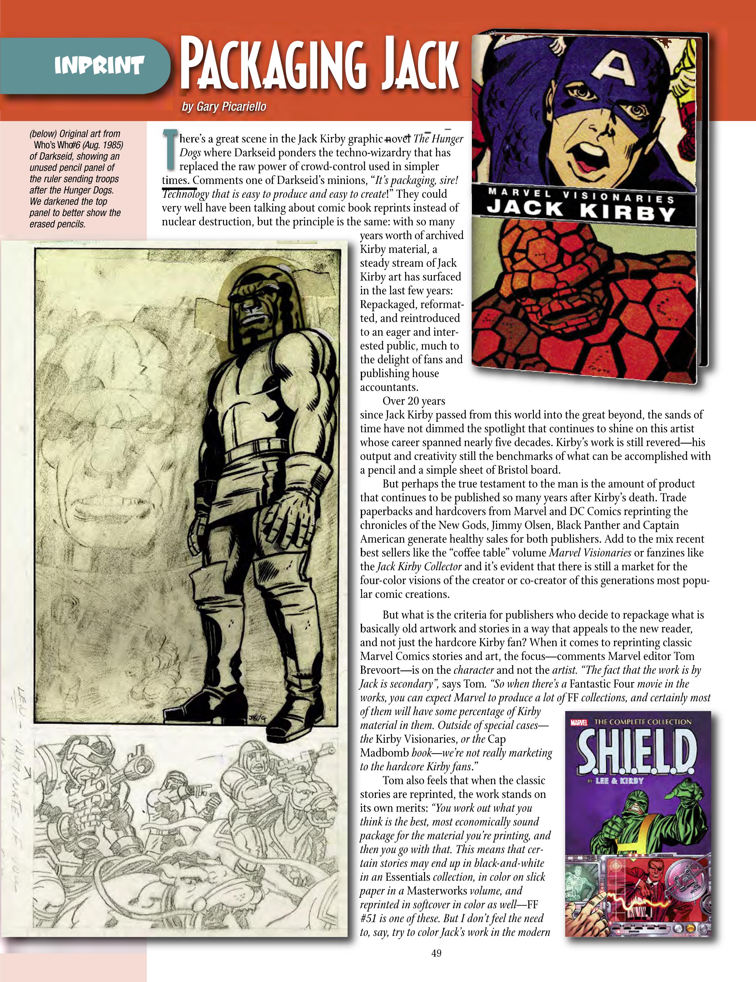 Read online The Jack Kirby Collector comic -  Issue #69 - 51