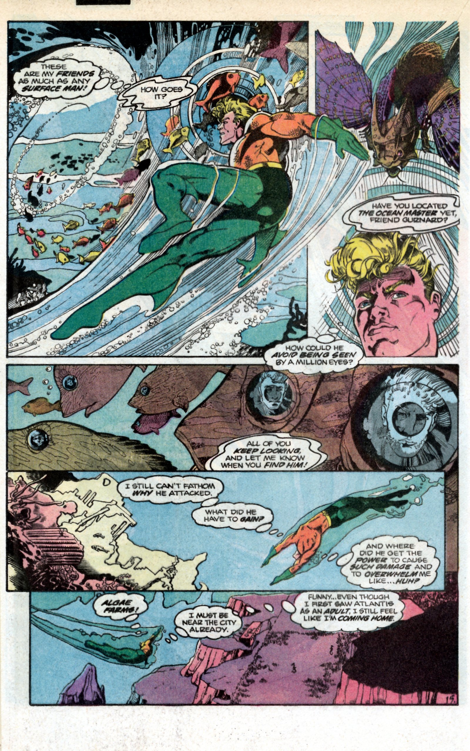 Aquaman (1986) Issue #1 #1 - English 19