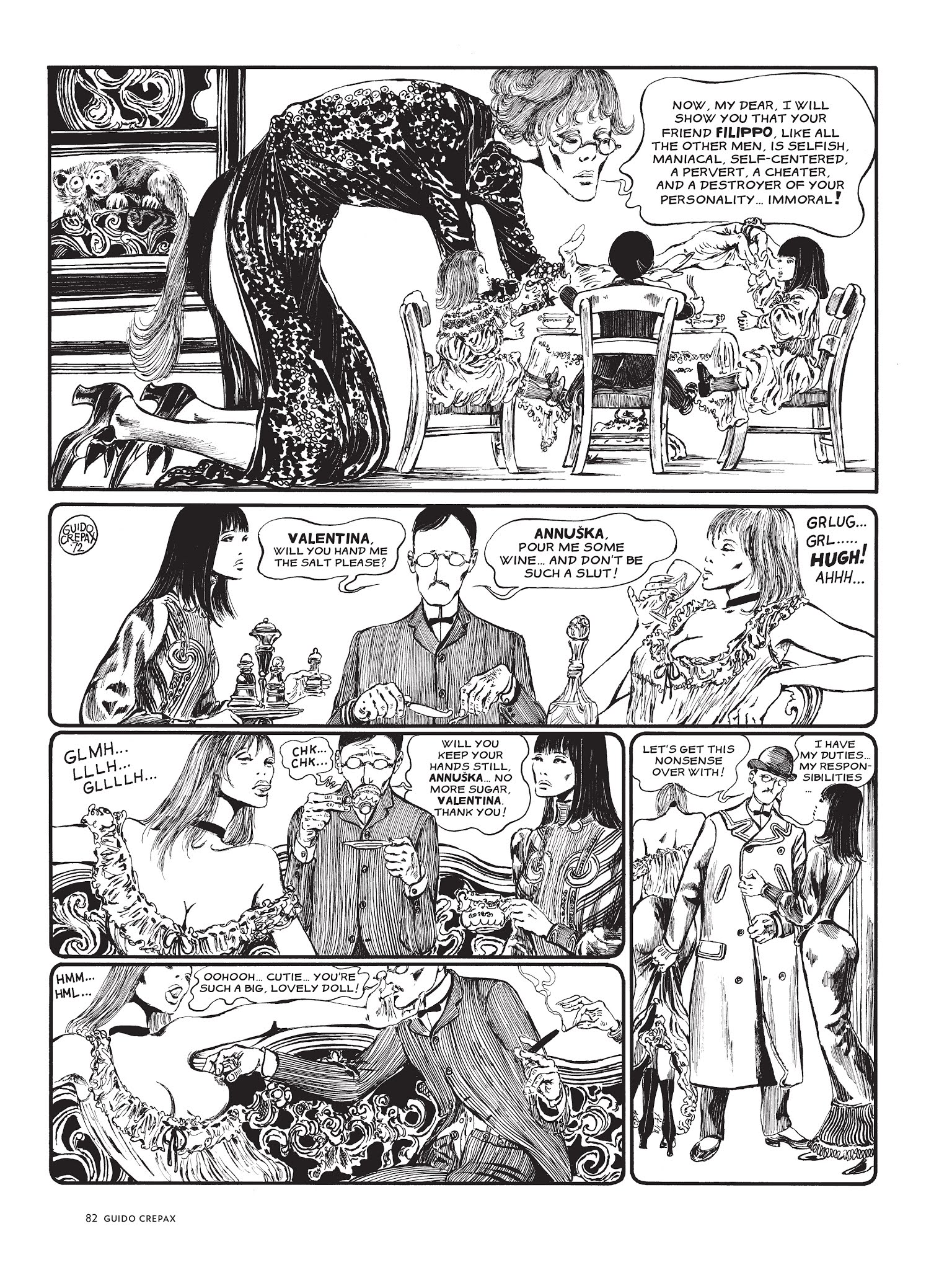 Read online The Complete Crepax comic -  Issue # TPB 3 - 76